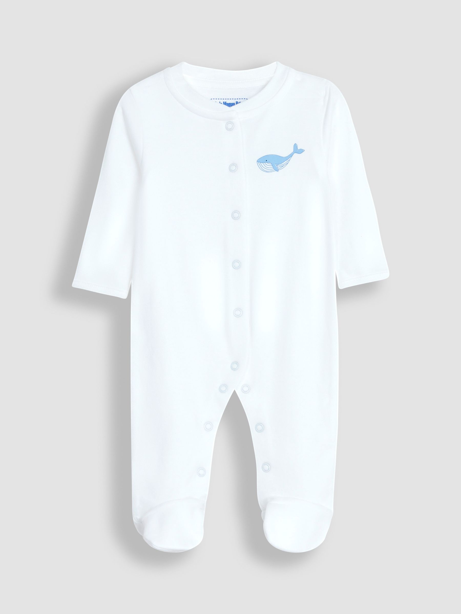 White Whale 3-Pack Sleepsuits - Image 3 of 5