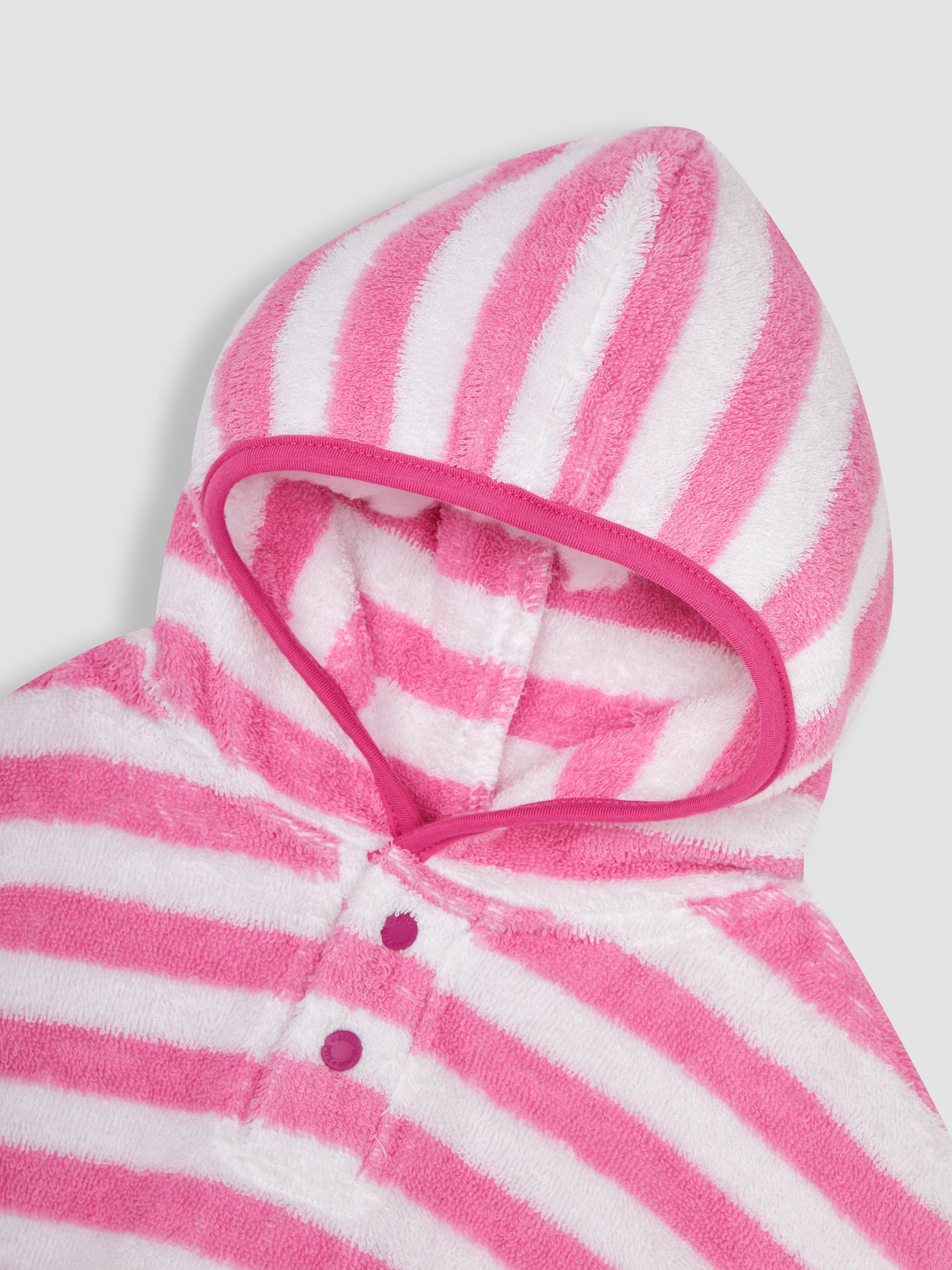 Pink Strawberry Towelling Poncho - Image 4 of 4