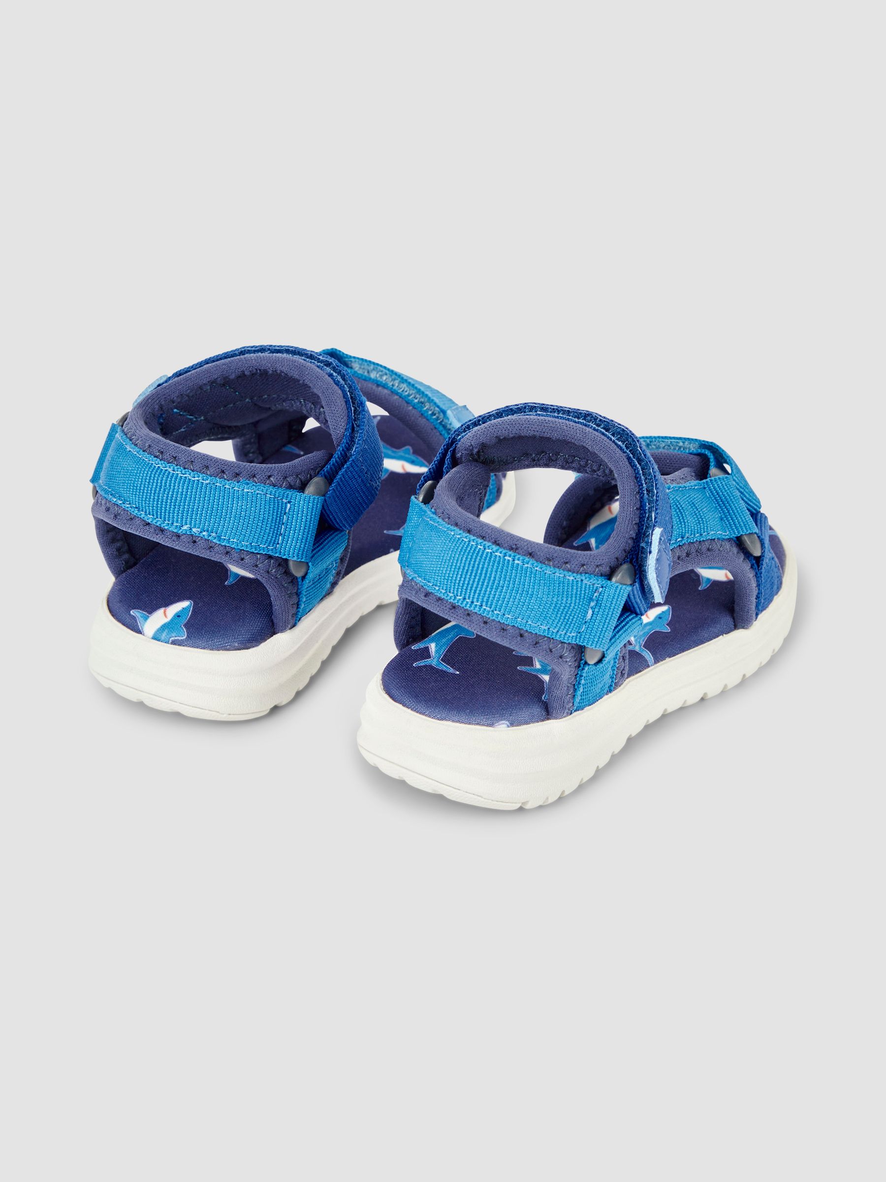 Navy Blue Shark Sandals - Image 2 of 4