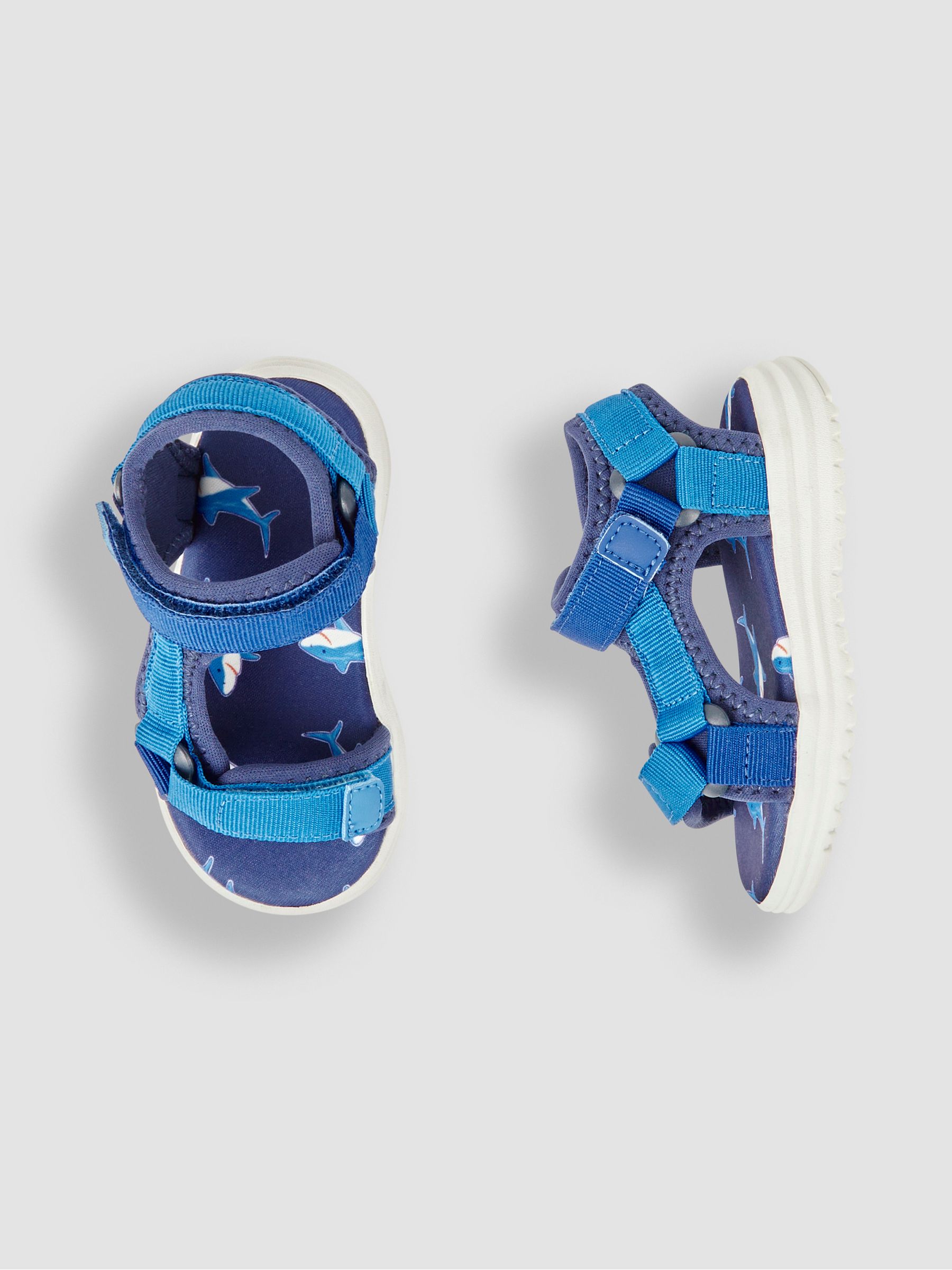 Navy Blue Shark Sandals - Image 3 of 4