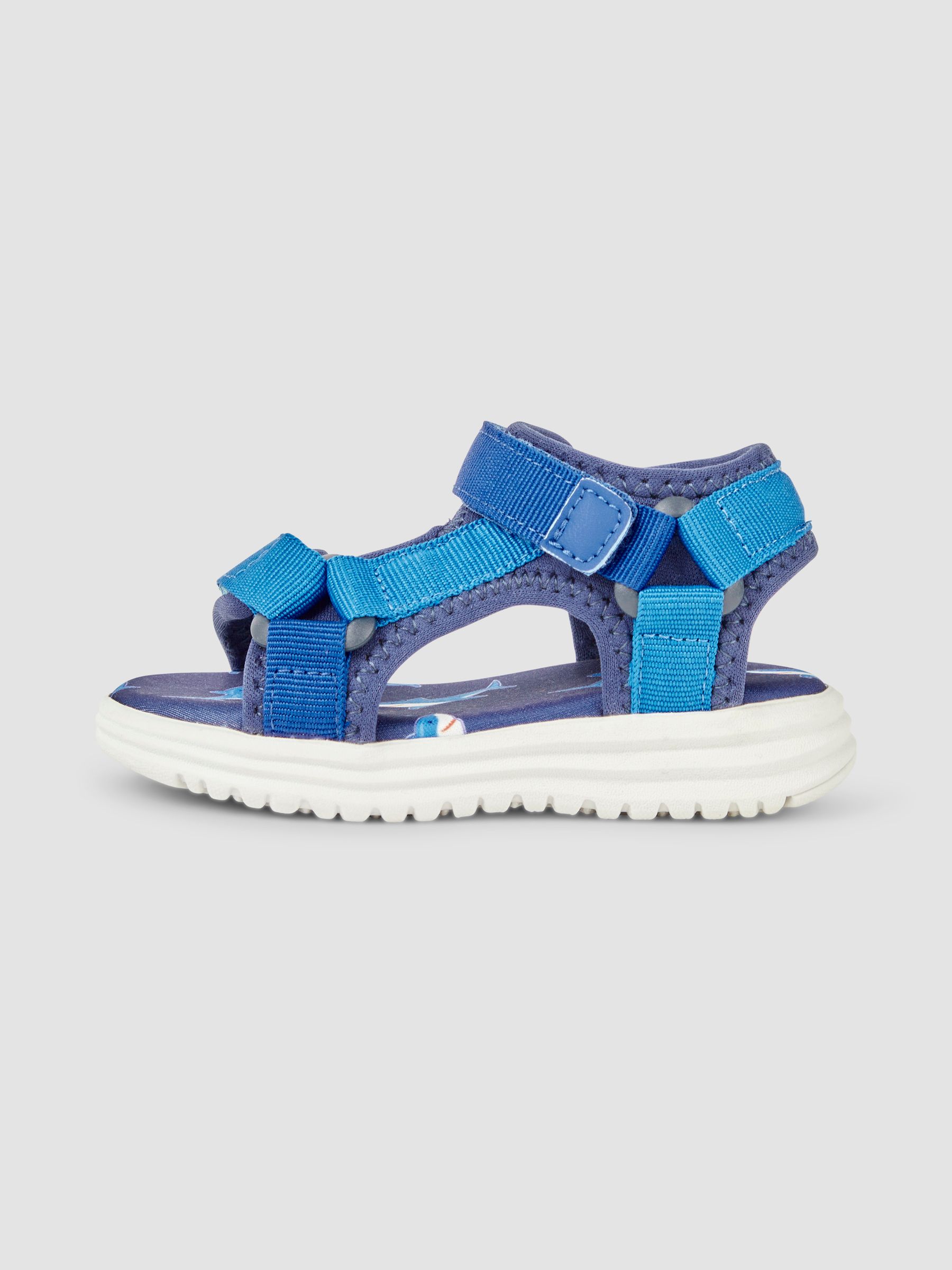 Navy Blue Shark Sandals - Image 4 of 4