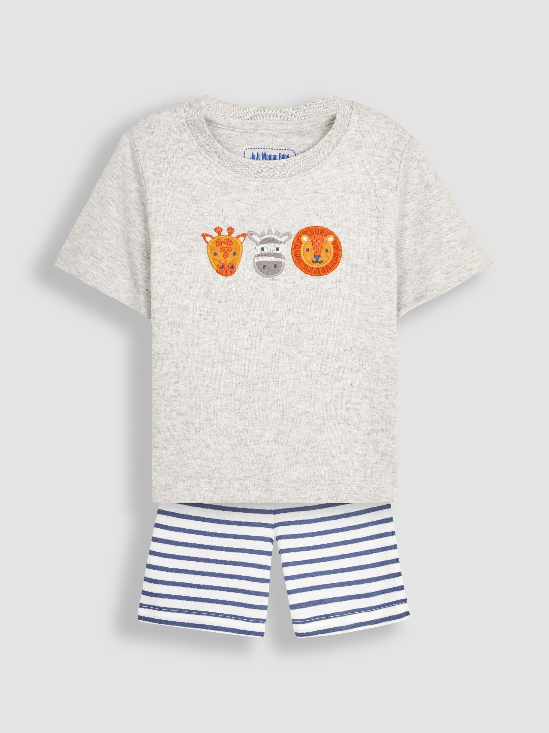 2-Pack Safari Jersey Pyjamas in Blue - Image 4 of 10