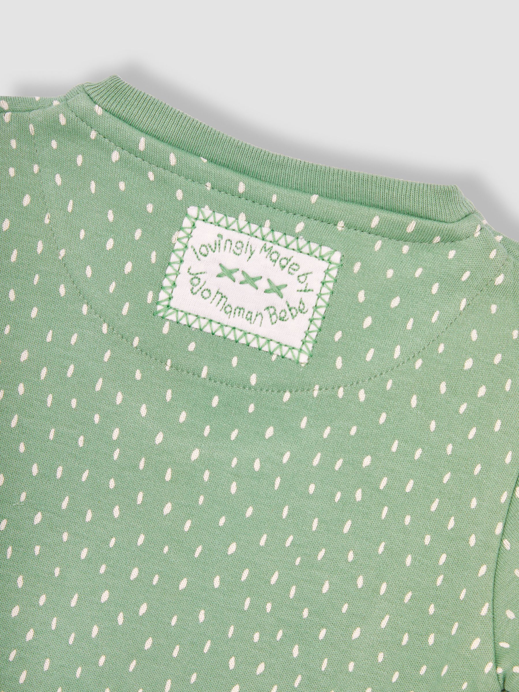 Green Zebra Appliqué Zip Sleepsuit - Image 6 of 6