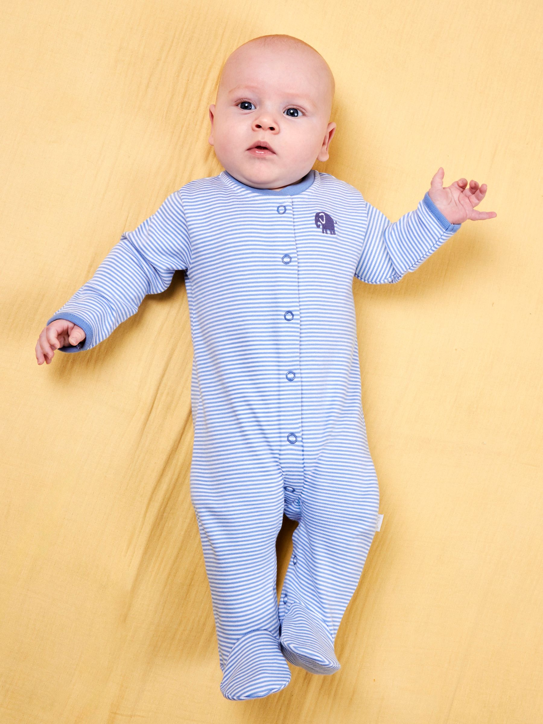 Blue Safari Sleepsuits 2 Pack - Image 3 of 7