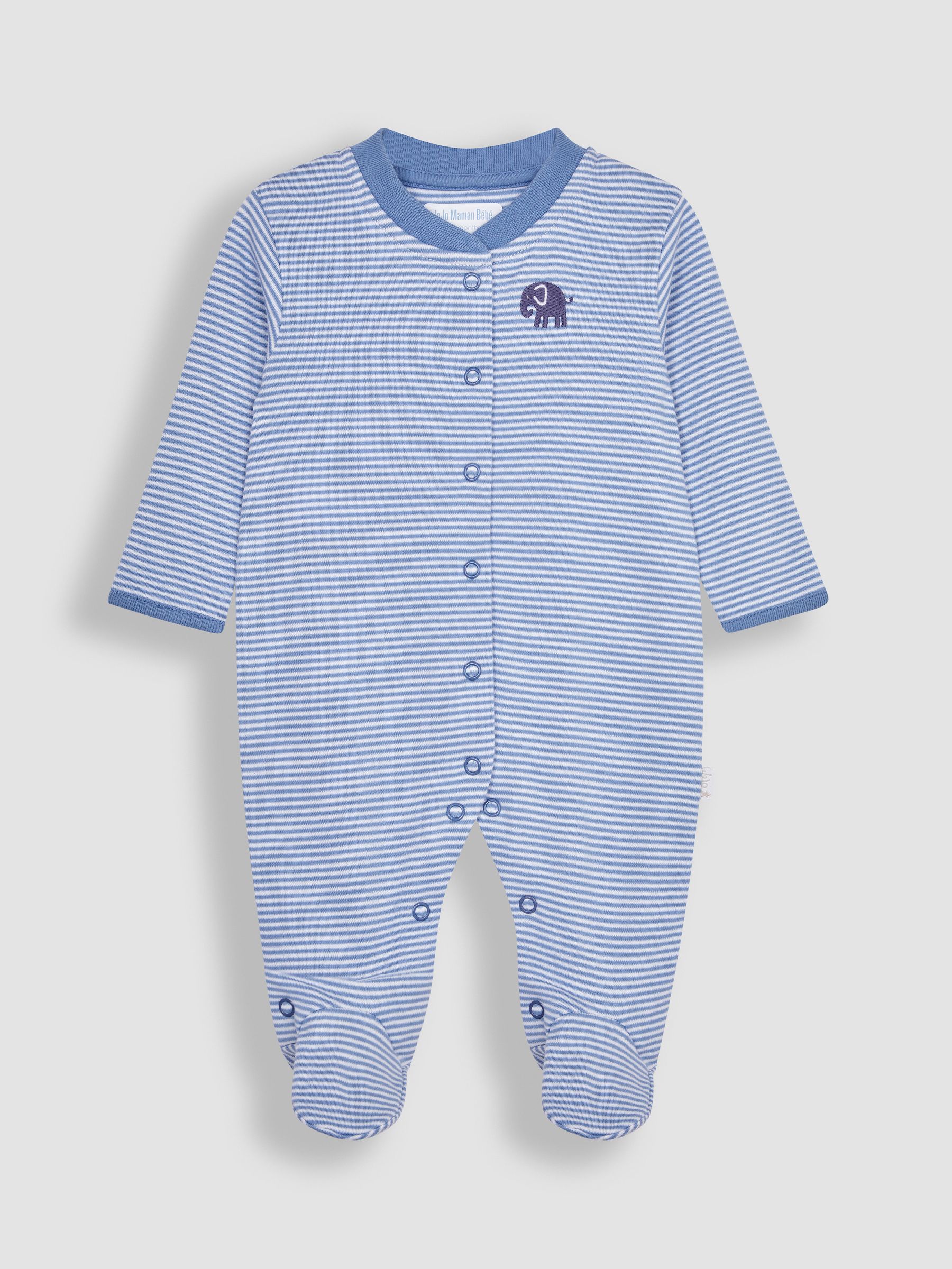 Blue Safari Sleepsuits 2 Pack - Image 5 of 7