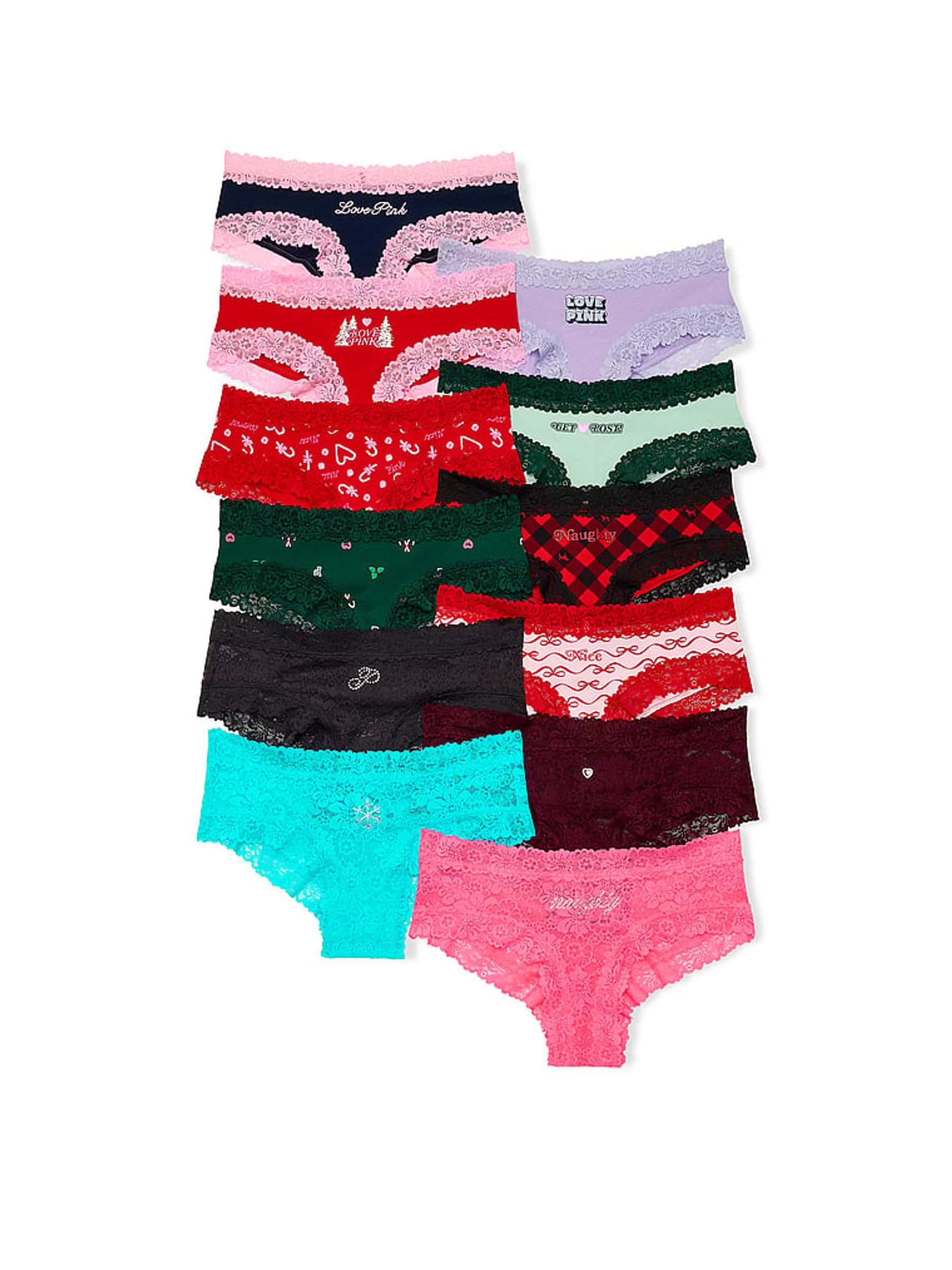 Assorted 12 Pack Chrismas Knickers Advent Calendar - Image 2 of 2