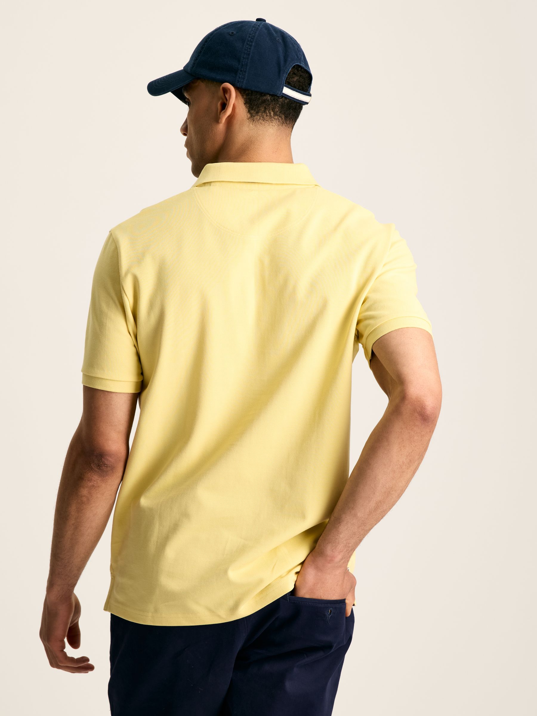 Woody Yellow Regular Fit Cotton Pique Polo Shirt - Image 2 of 7