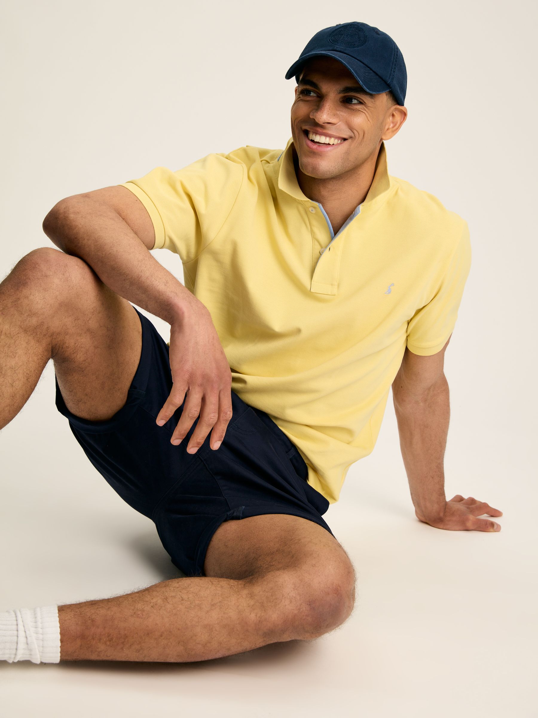 Woody Yellow Regular Fit Cotton Pique Polo Shirt - Image 4 of 7