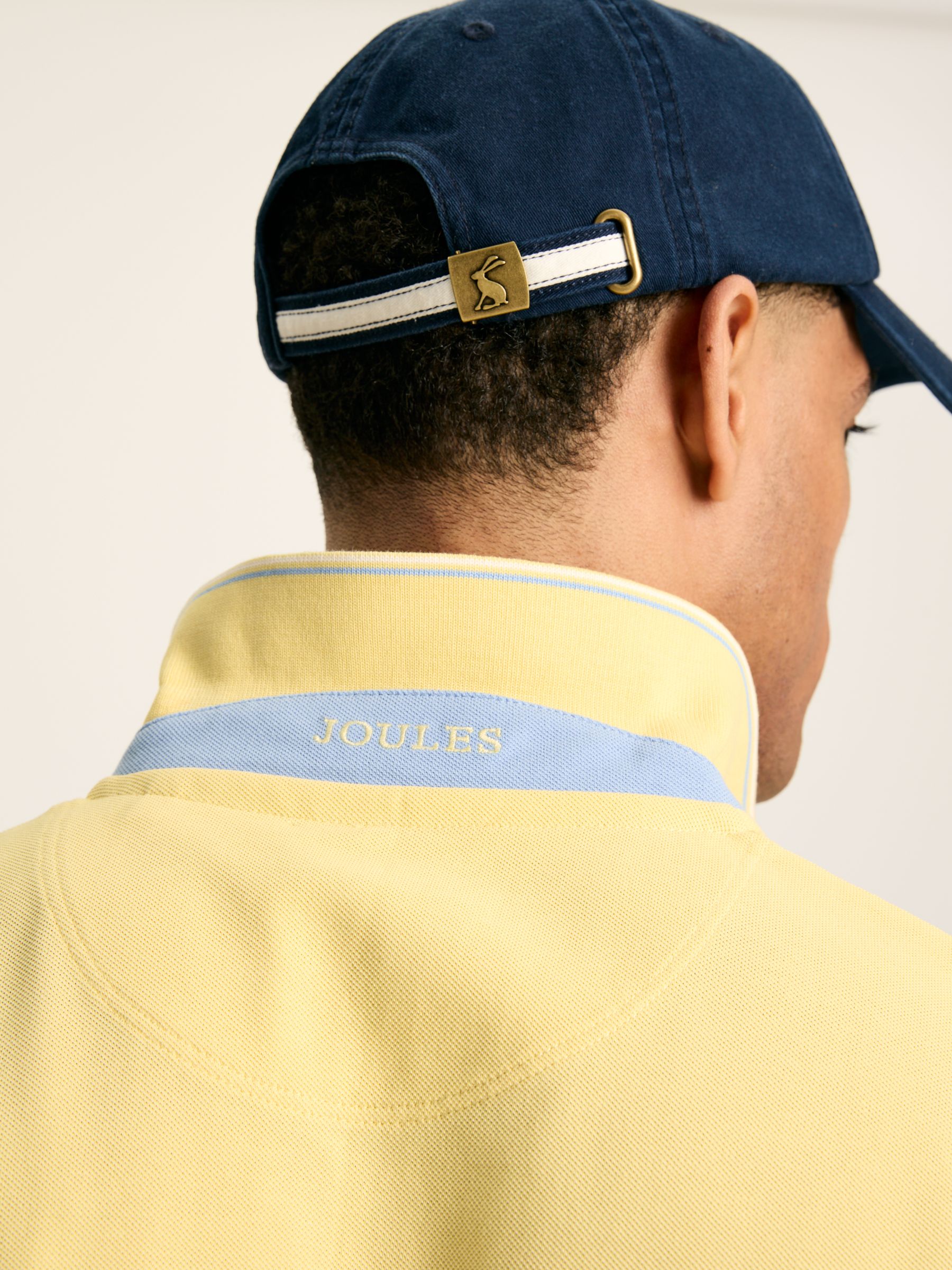 Woody Yellow Regular Fit Cotton Pique Polo Shirt - Image 6 of 7