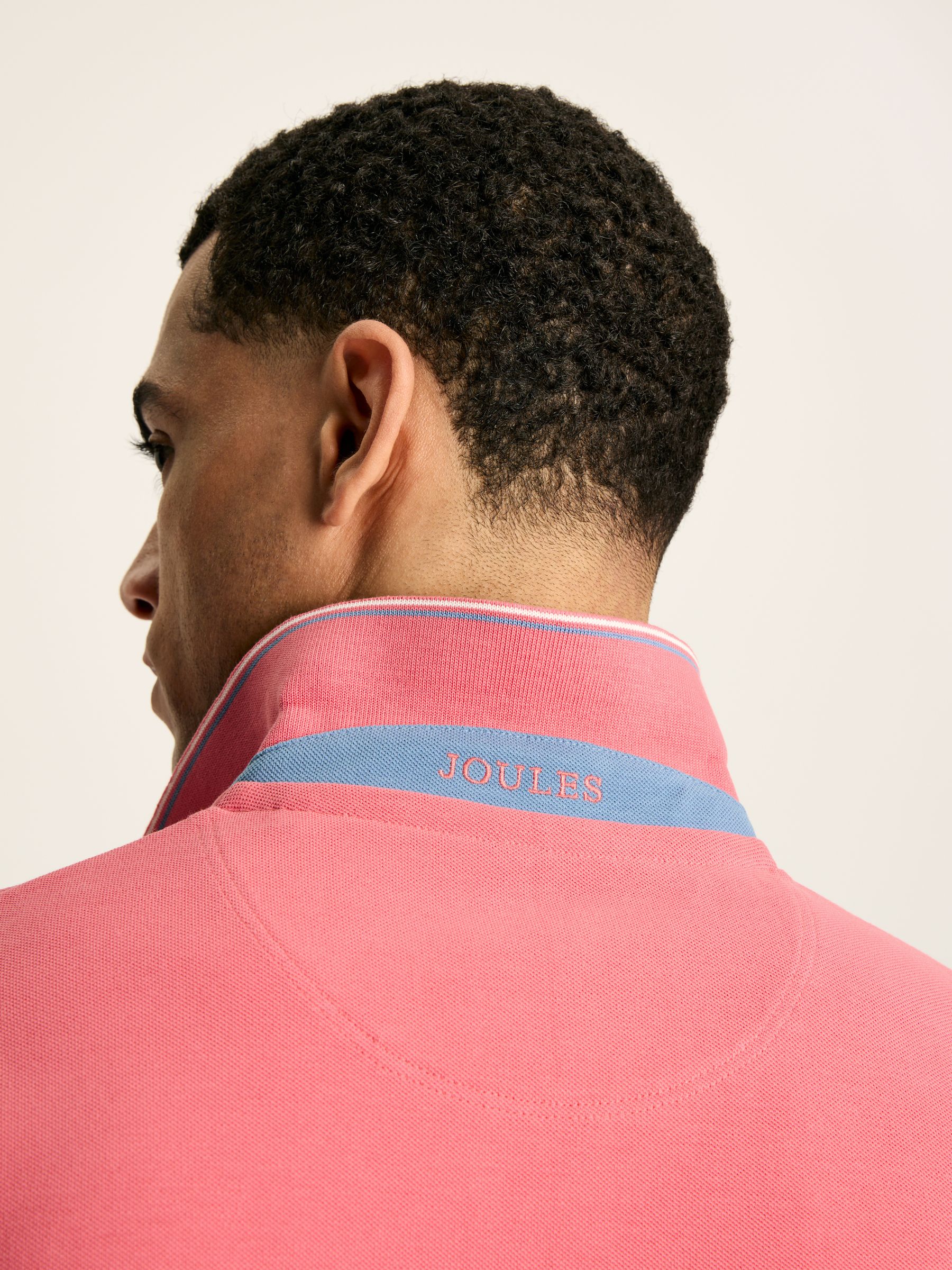 Woody Soft Pink Regular Fit Cotton Pique Polo Shirt - Image 6 of 7