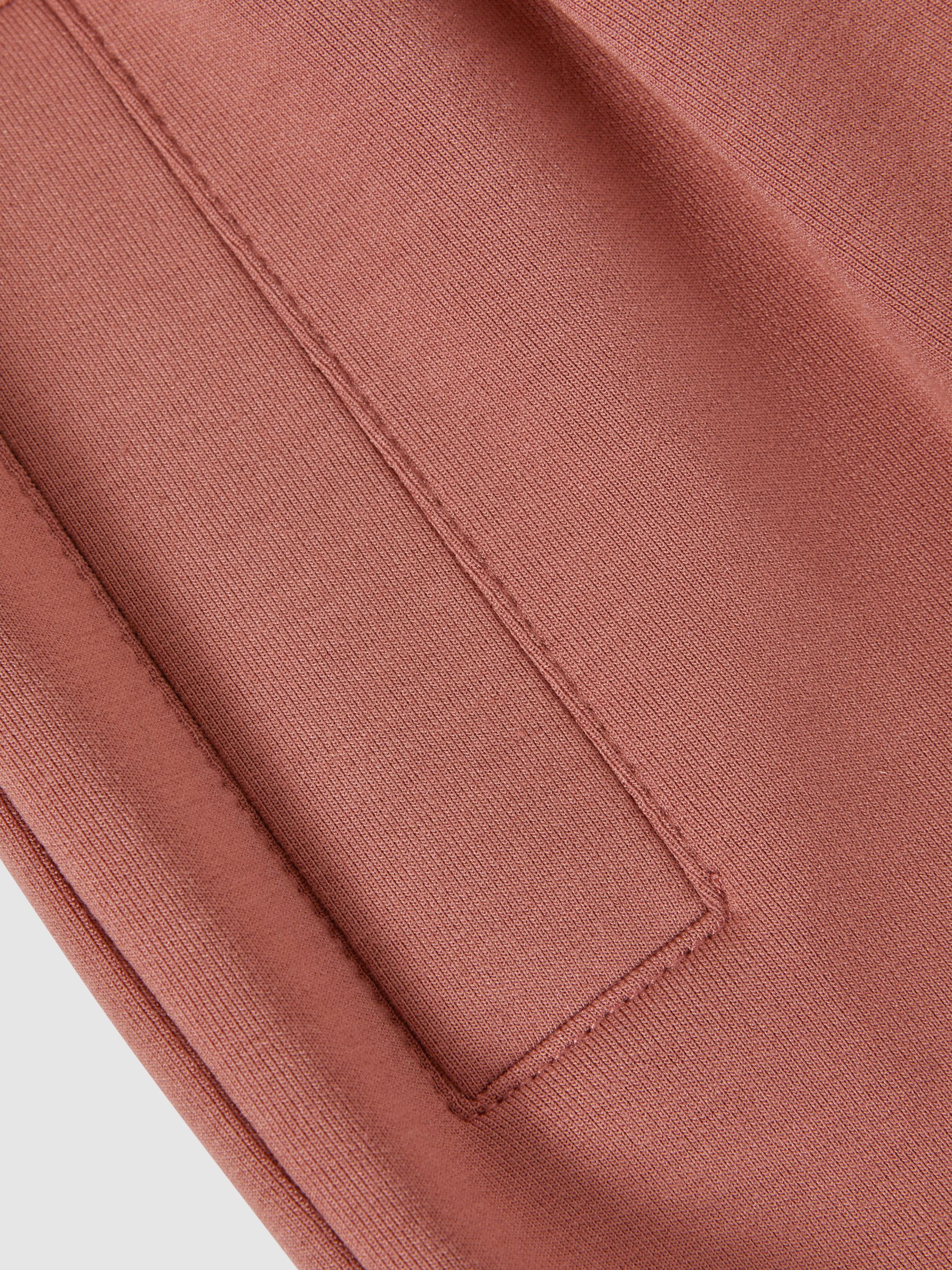 13-14 yrs High Rise Elasticated Jersey Trousers in Mink - Image 6 of 6