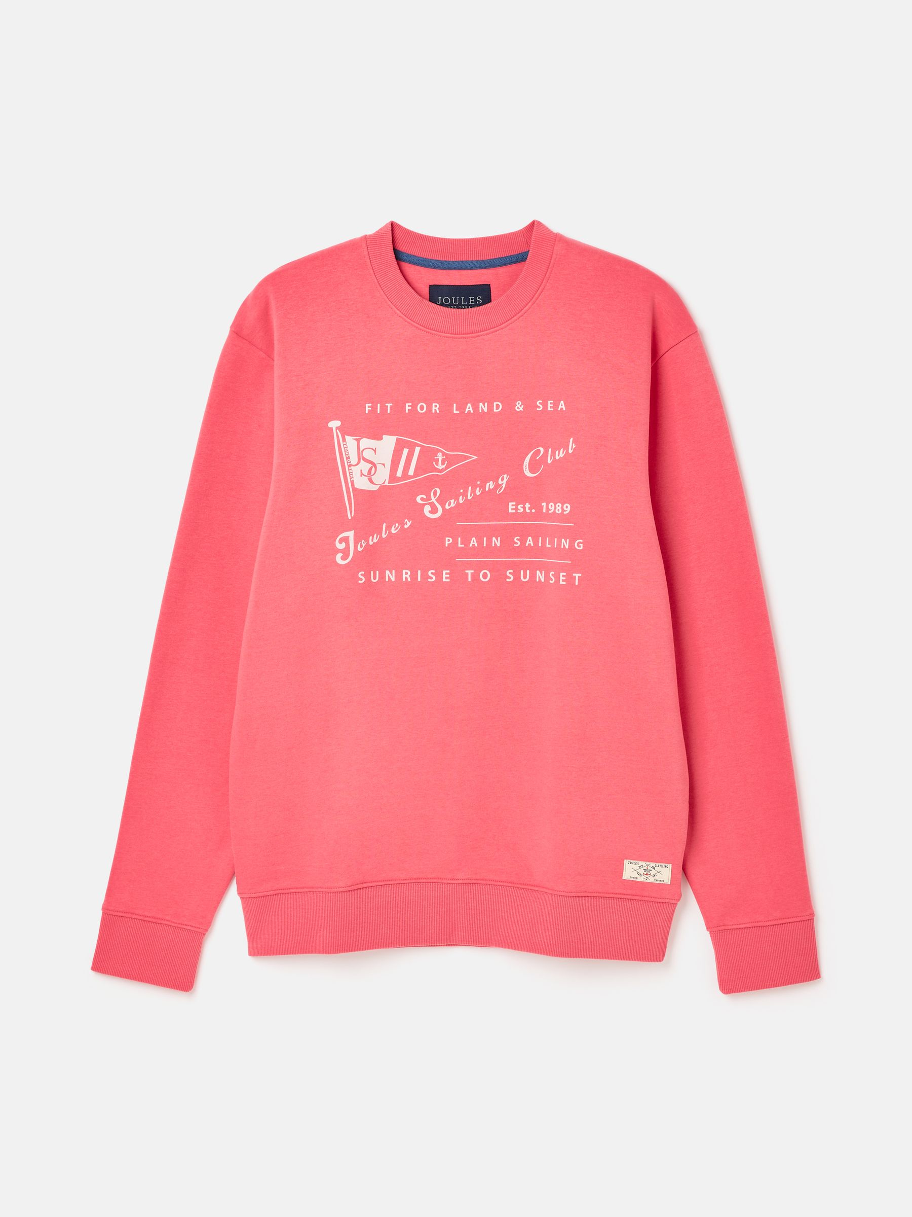 Mason Pink Graphic Crew Neck Jumper - Image 6 of 6