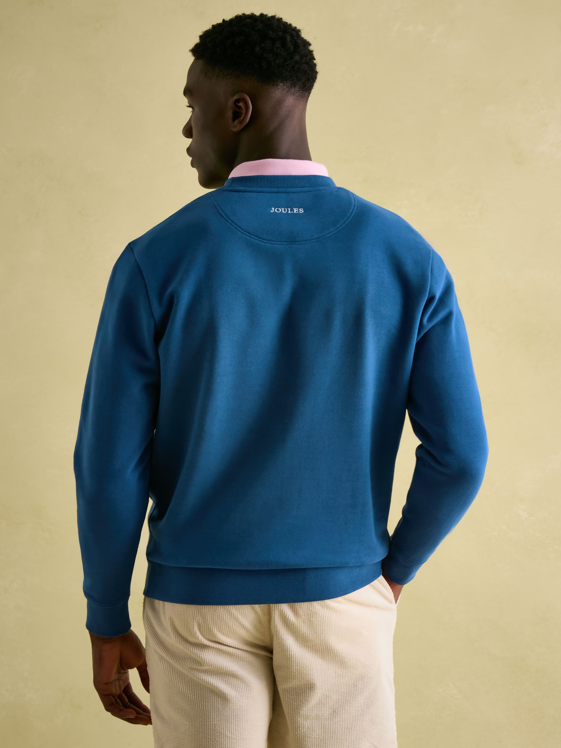 Mason Navy Graphic Crew Neck Jumper - Image 2 of 7