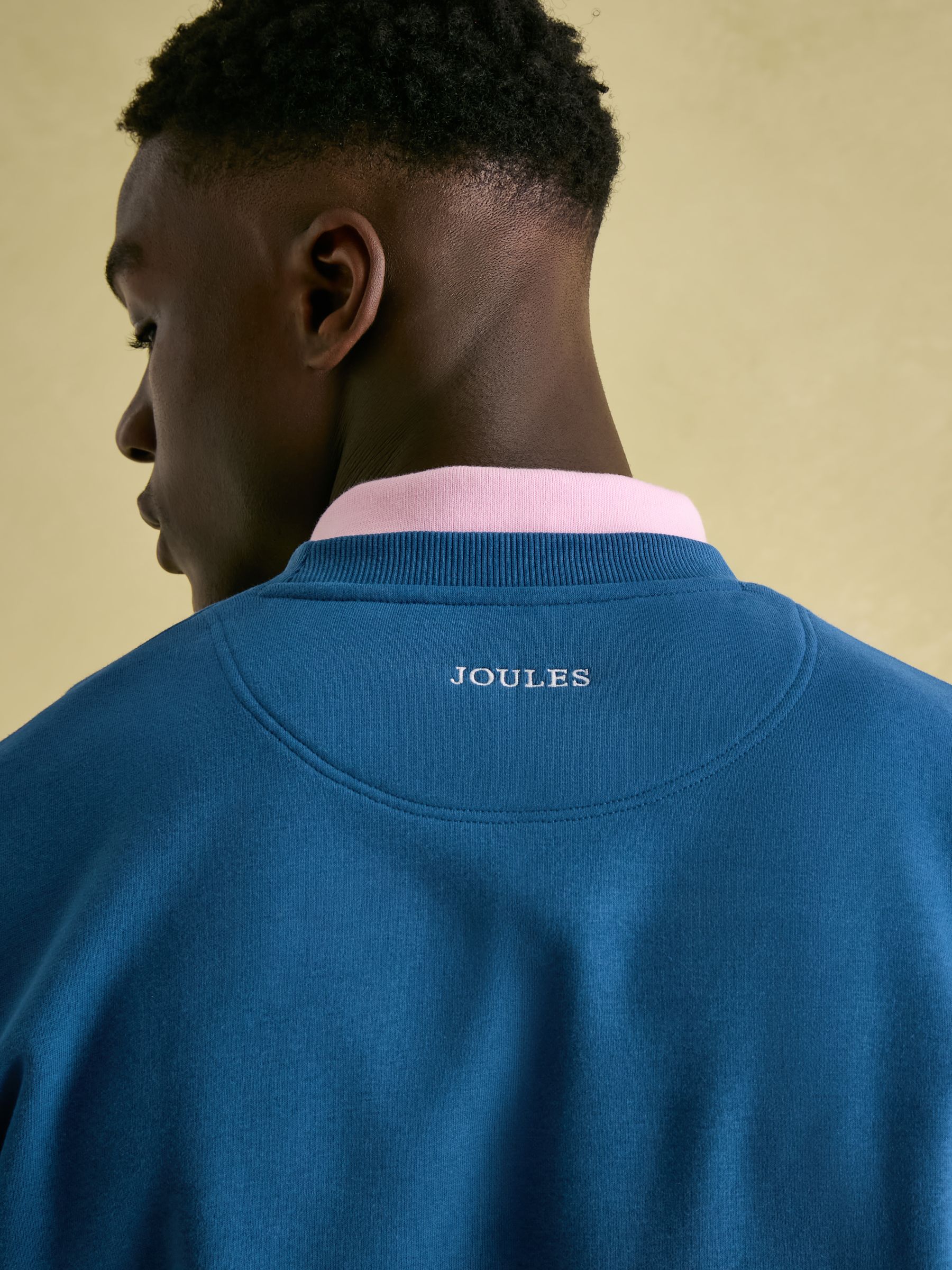 Mason Navy Graphic Crew Neck Jumper - Image 5 of 7