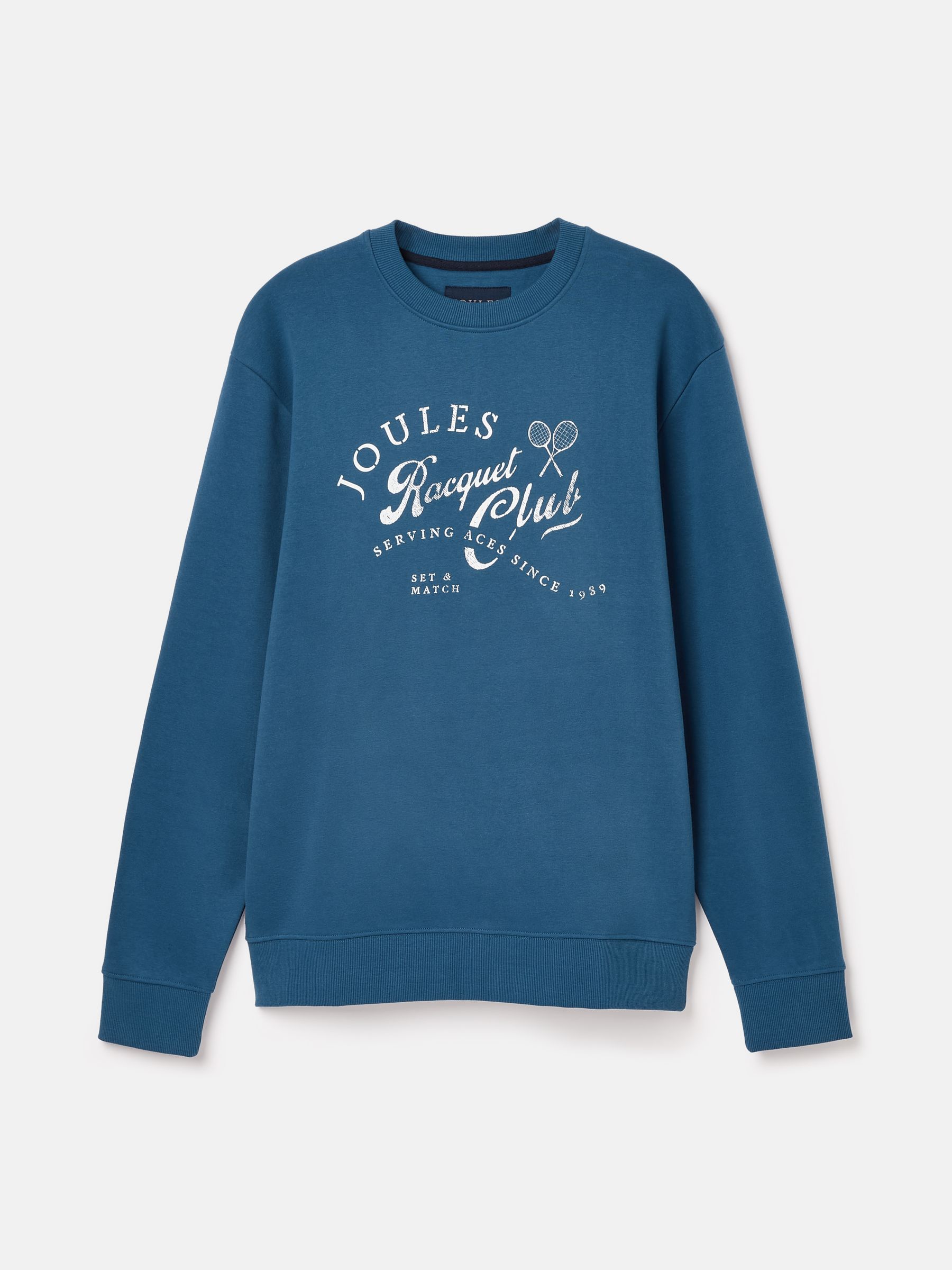 Mason Navy Graphic Crew Neck Jumper - Image 6 of 7