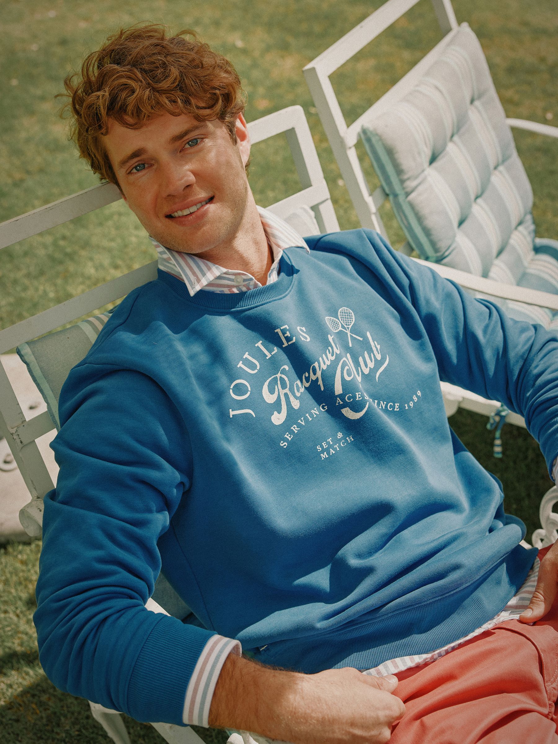 Mason Navy Graphic Crew Neck Jumper - Image 7 of 7
