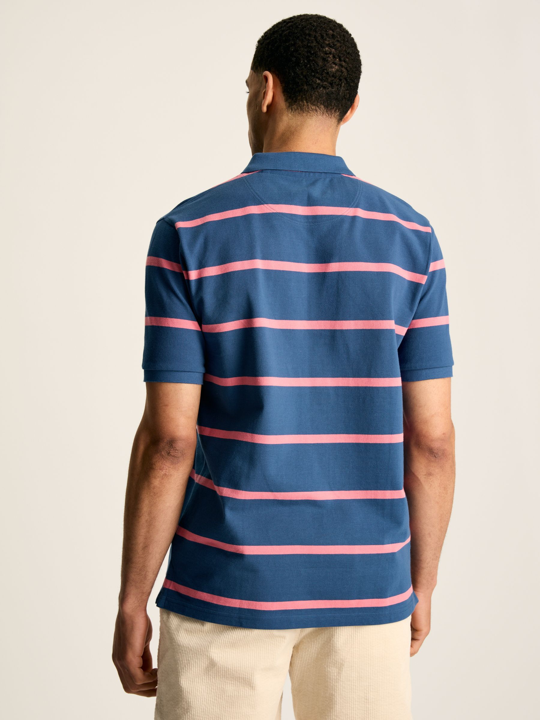 Filbert Blue & Pink Striped Polo Shirt - Image 2 of 7