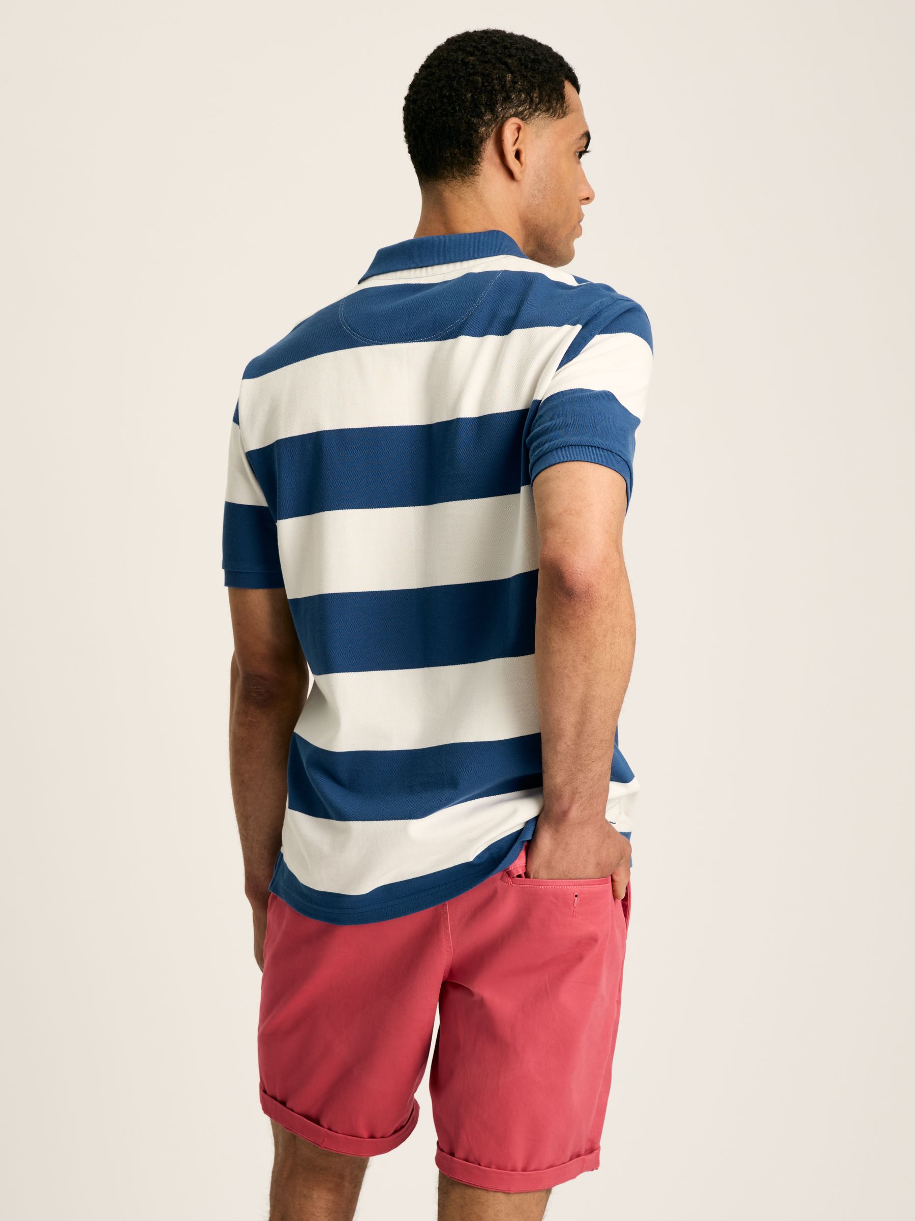 Filbert Blue & White Striped Polo Shirt - Image 2 of 8