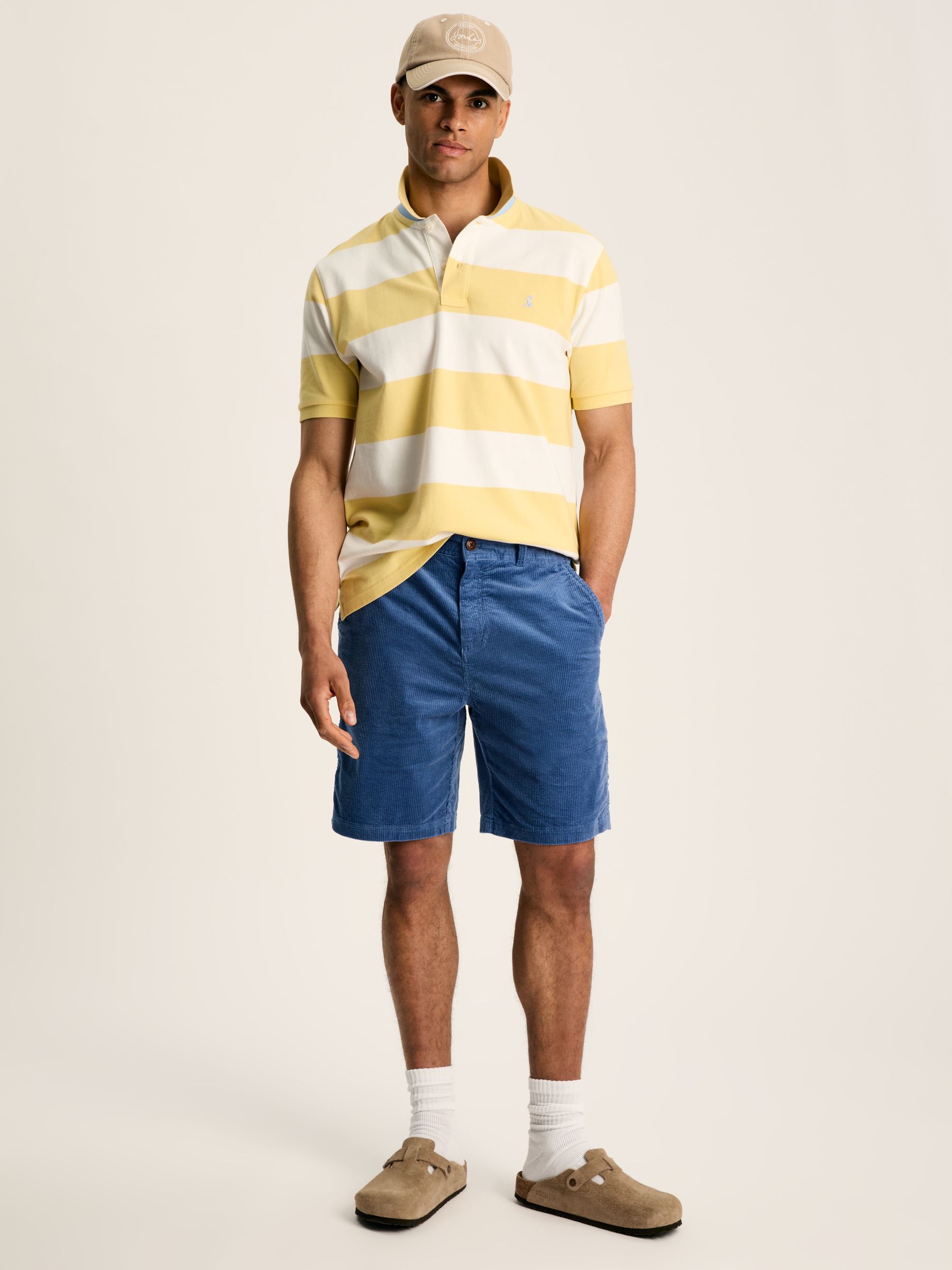 Filbert Yellow & White Striped Polo Shirt - Image 3 of 6