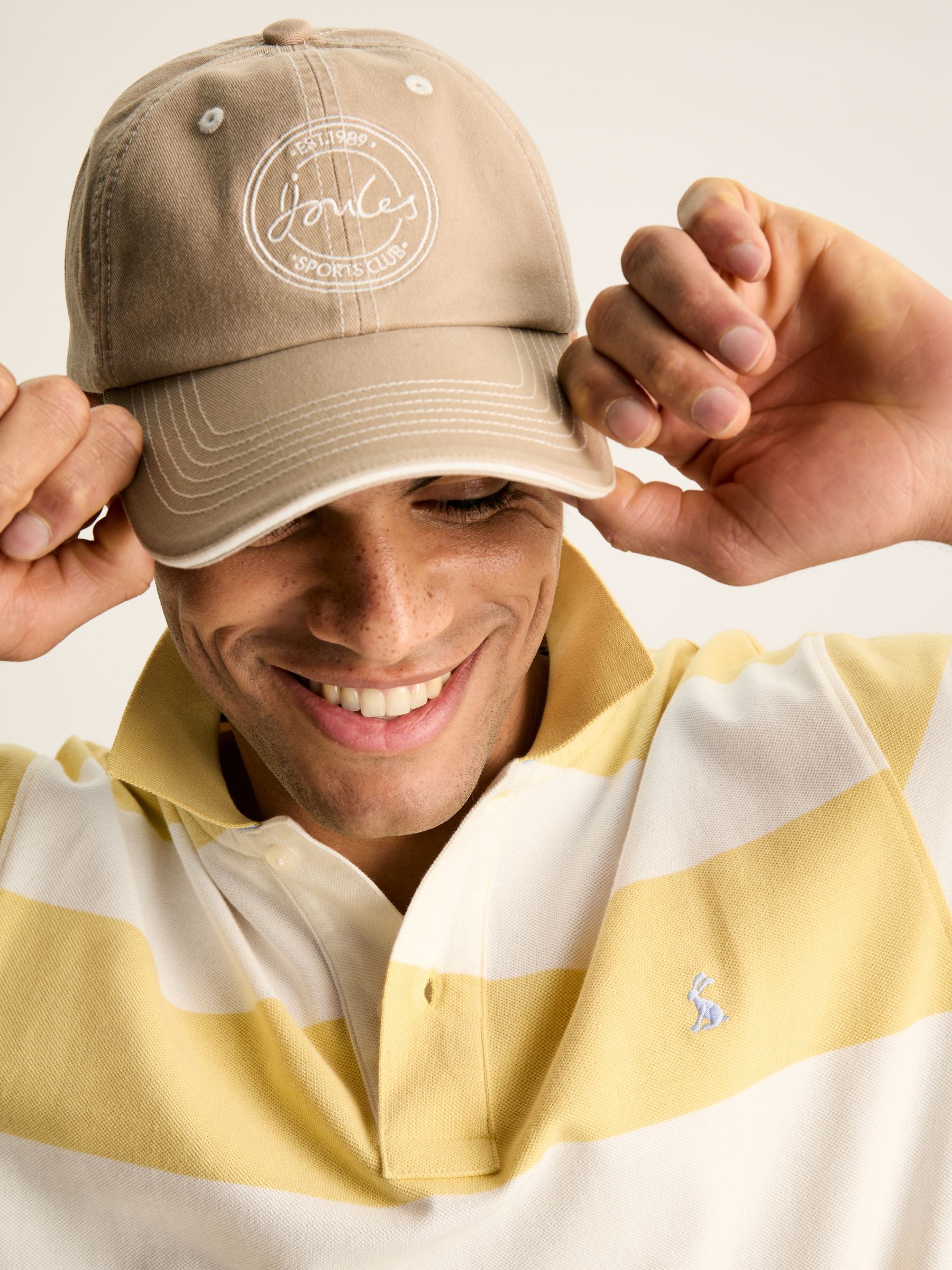 Filbert Yellow & White Striped Polo Shirt - Image 4 of 6