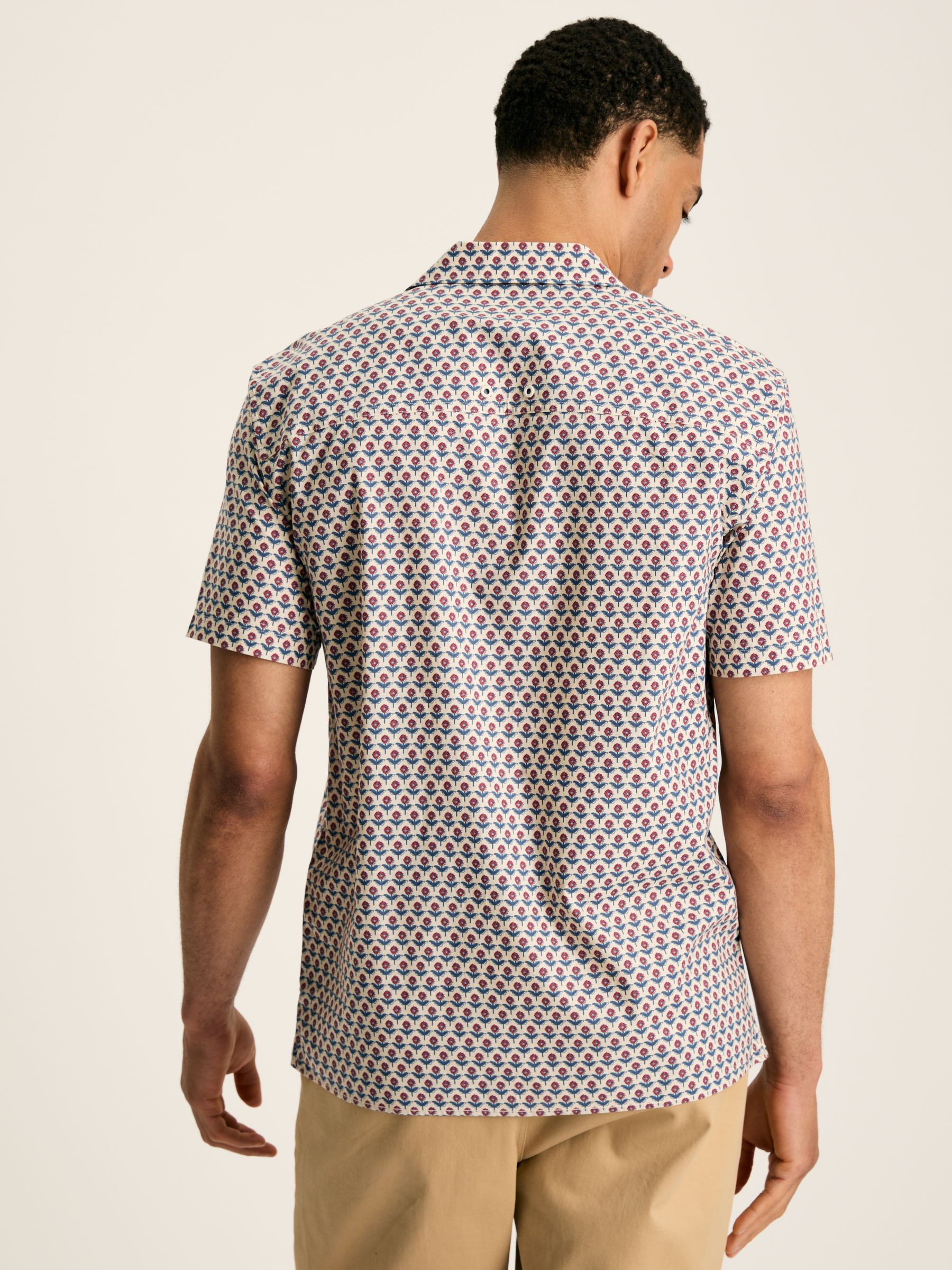 Revere Blue Printed Short Sleeve Shirt - Image 3 of 8