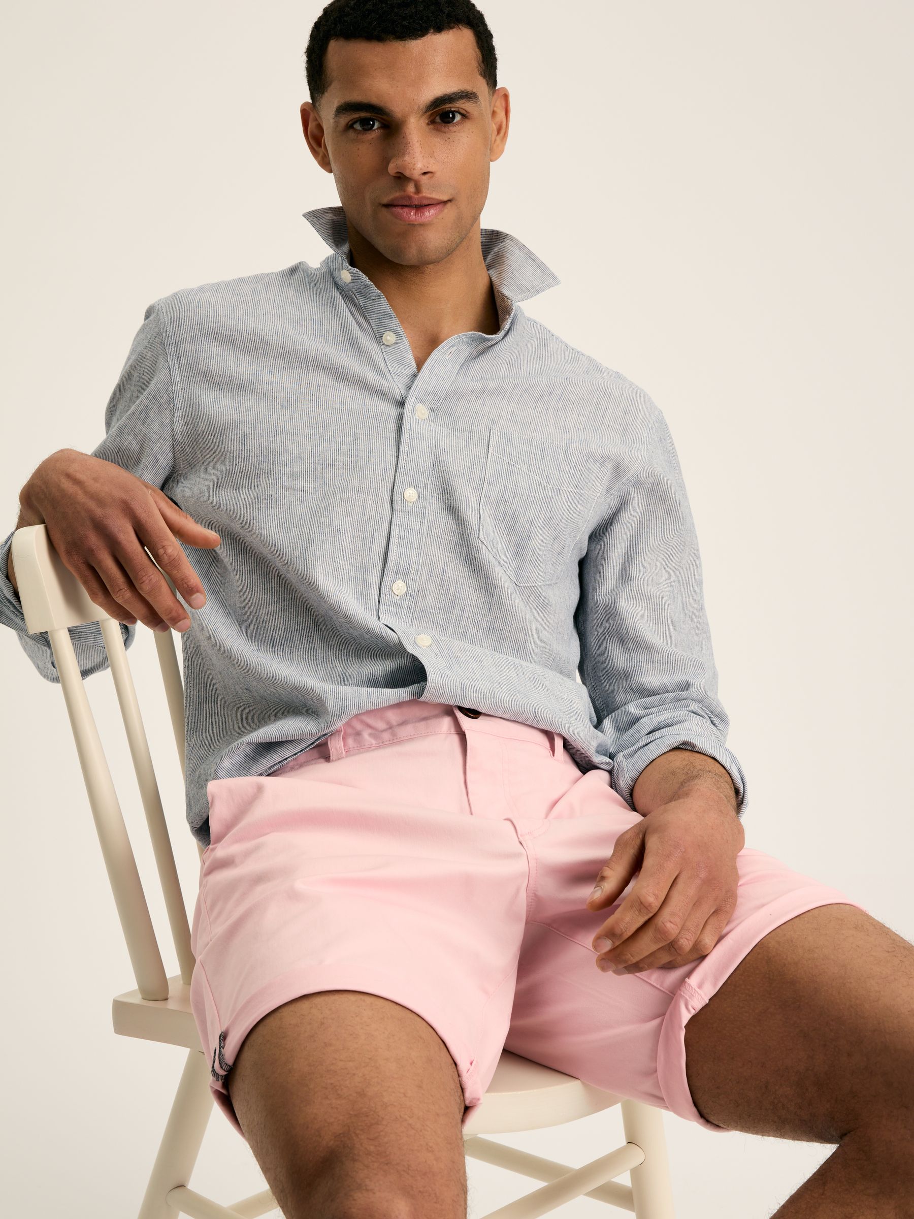 Light Pink Chino Shorts - Image 3 of 6