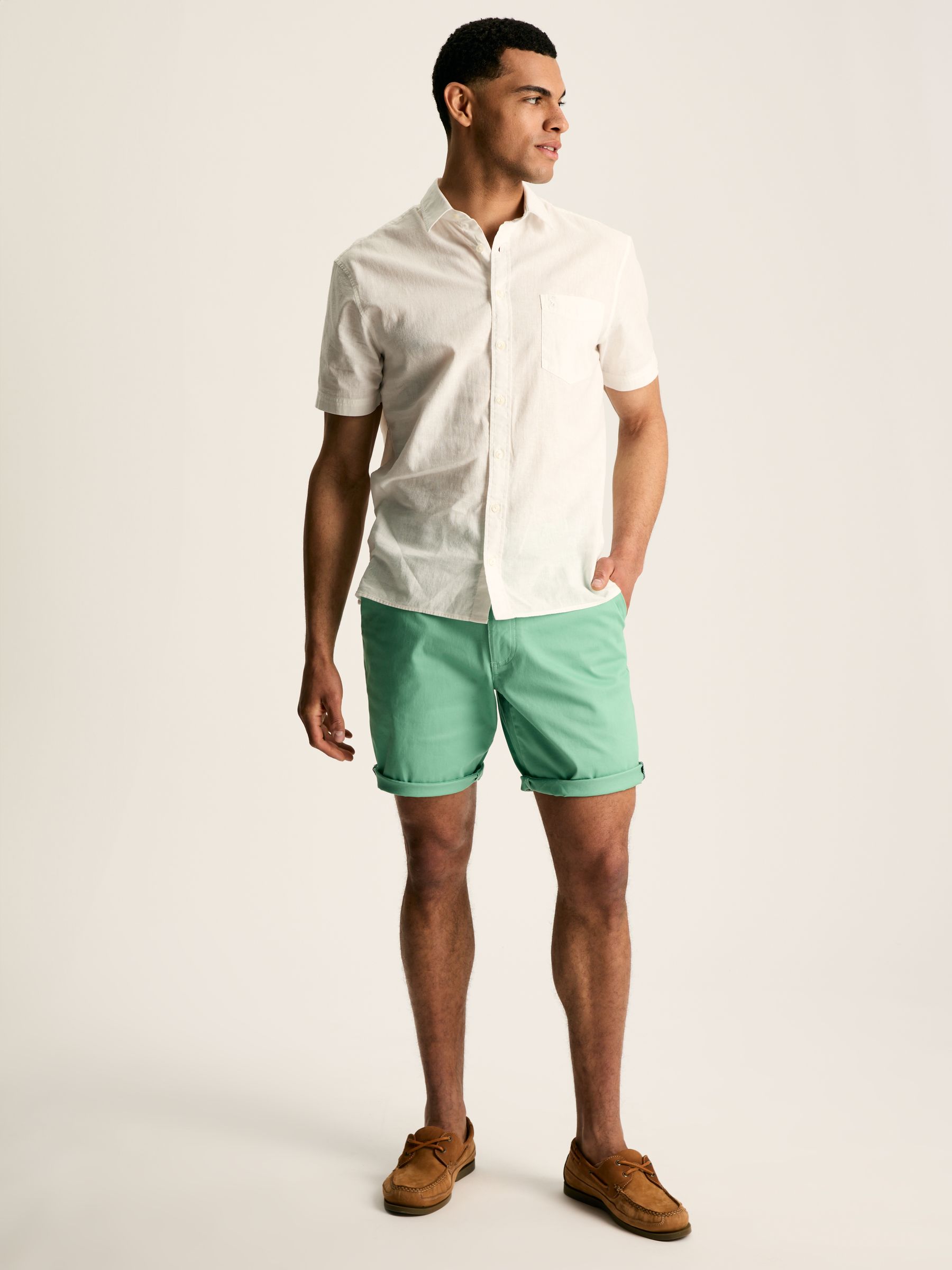 Green Chino Shorts - Image 3 of 7