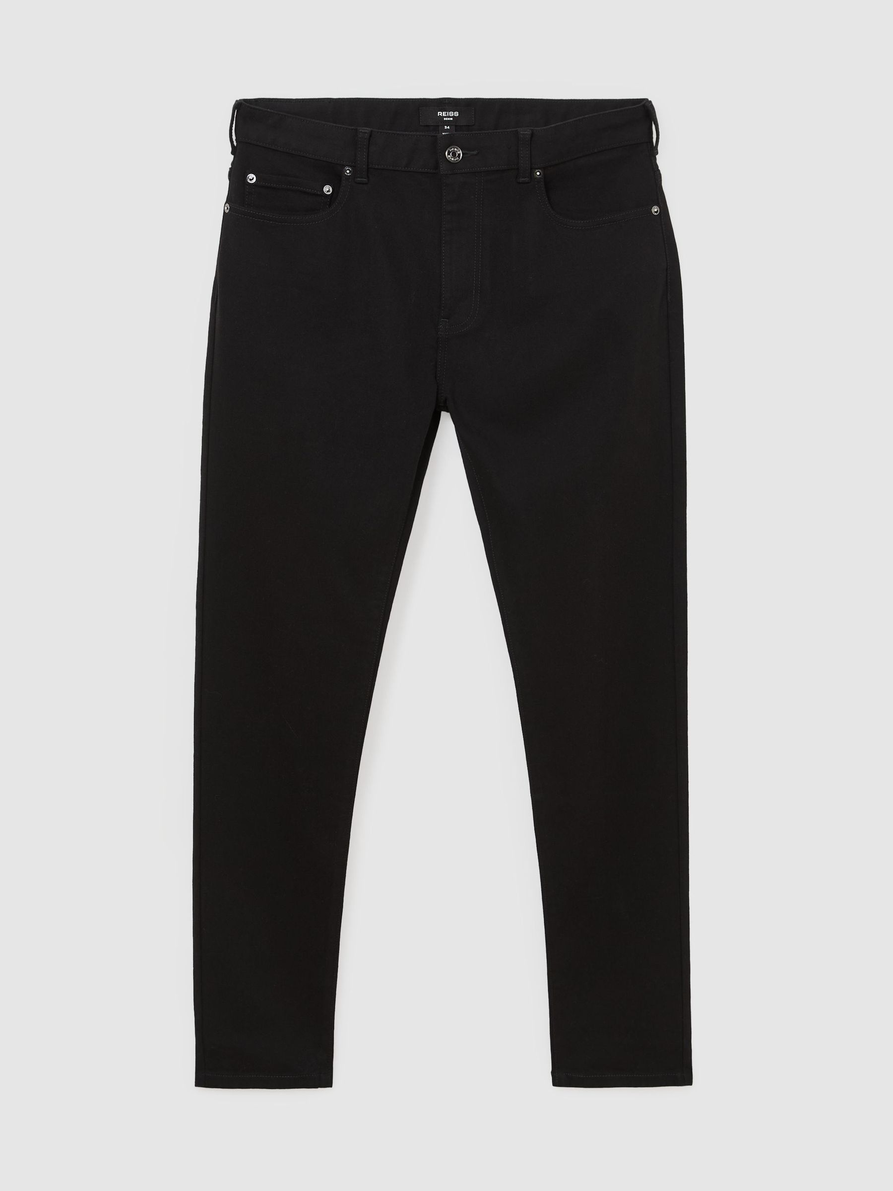 Tapered Slim-Fit Jeans in Stay Black - Image 2 of 7