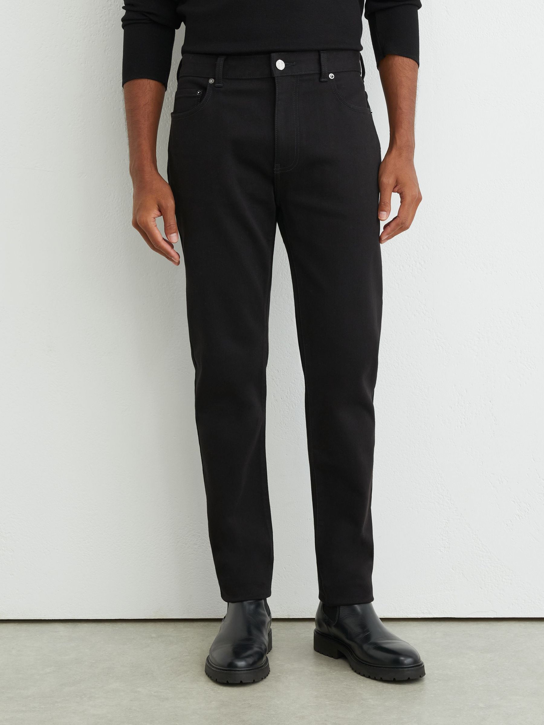 Tapered Slim-Fit Jeans in Stay Black - Image 3 of 7