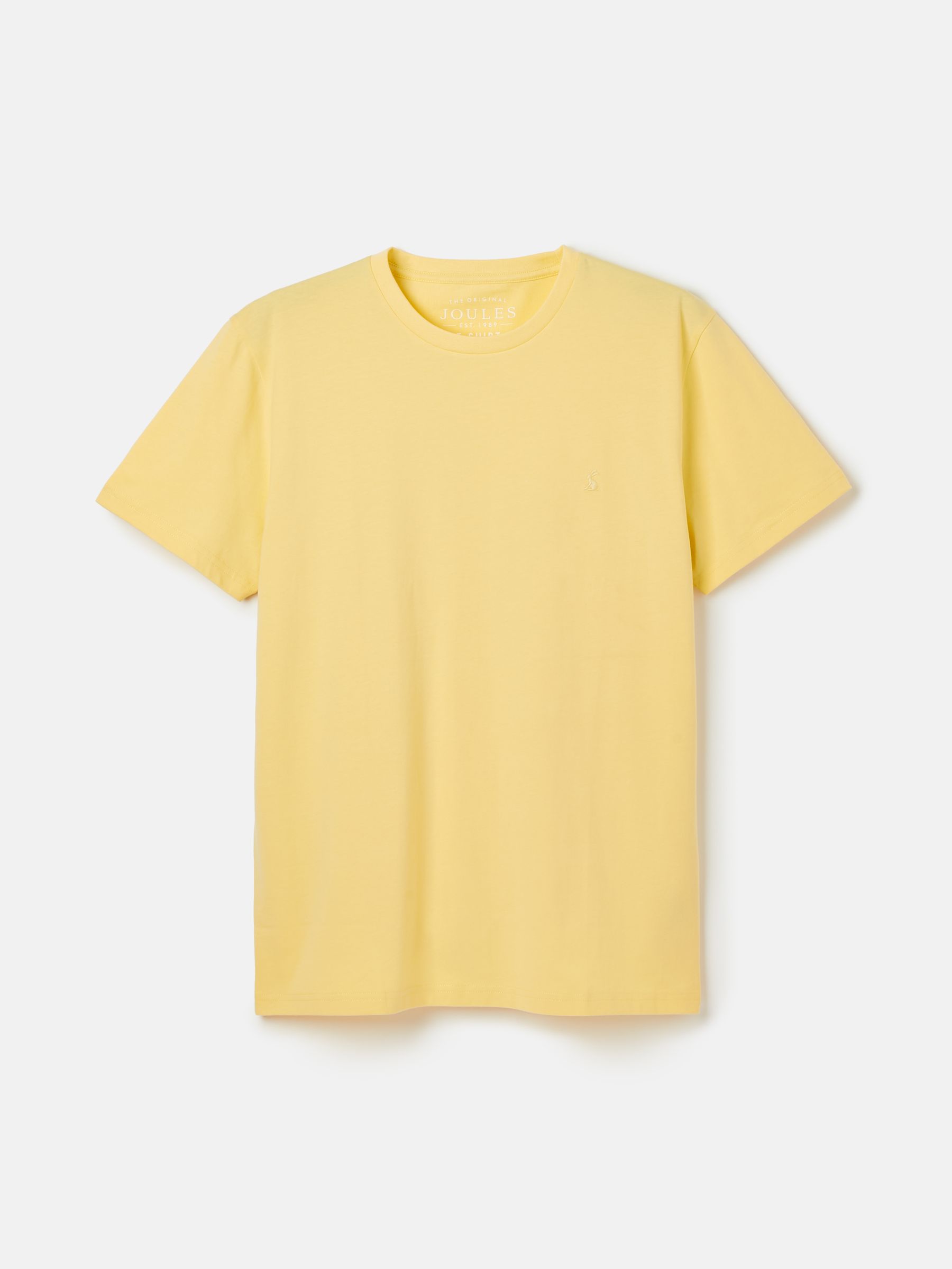 Denton Yellow Plain Jersey Crew Neck T-Shirt - Image 5 of 5