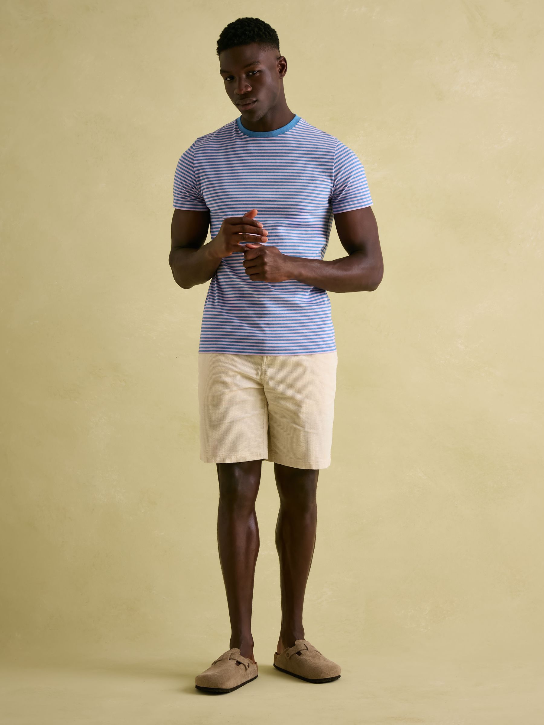 Boathouse Pink Stripe Jersey Crew Neck T-Shirt - Image 3 of 7