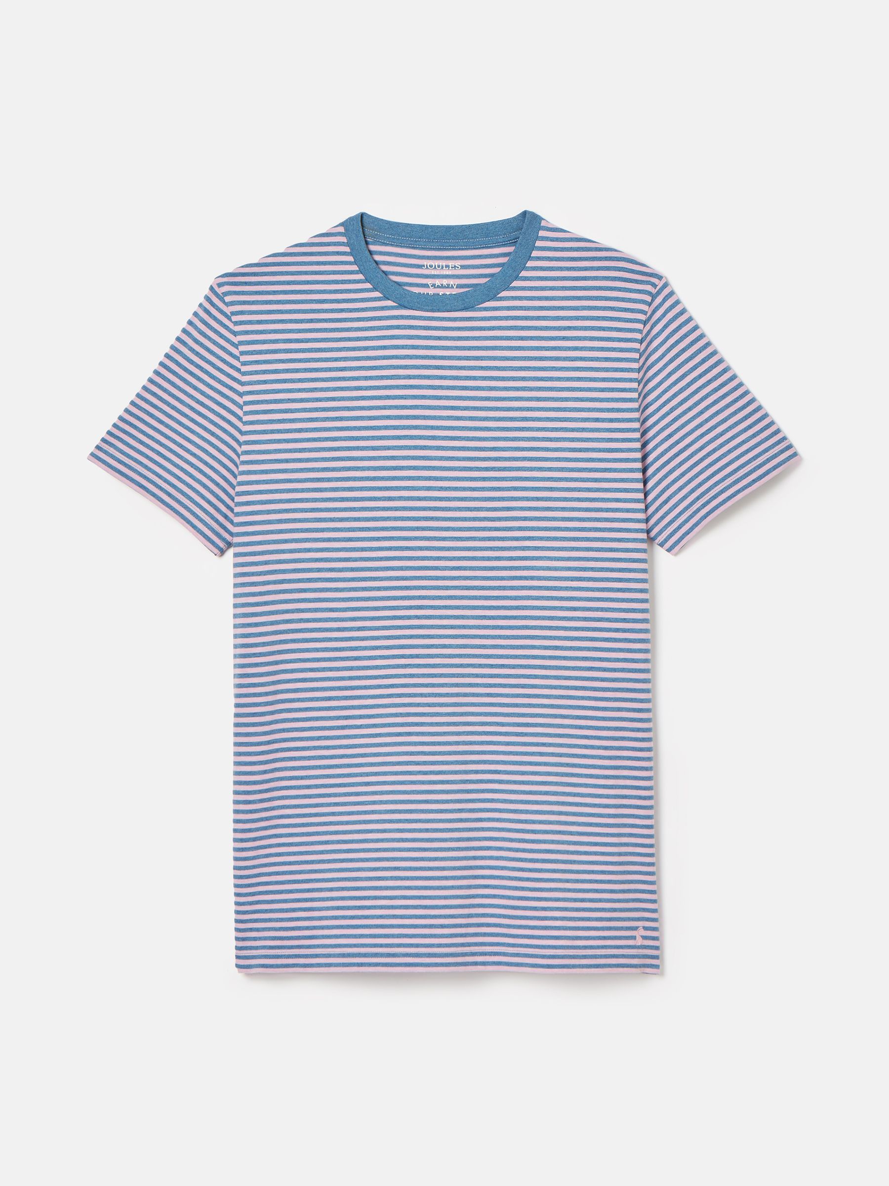 Boathouse Pink Stripe Jersey Crew Neck T-Shirt - Image 7 of 7