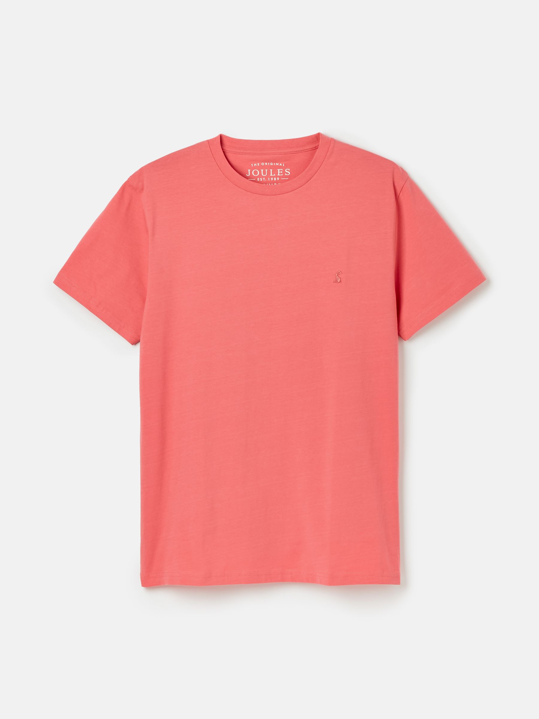 Denton Pink Plain Jersey Crew Neck T-Shirt - Image 7 of 7