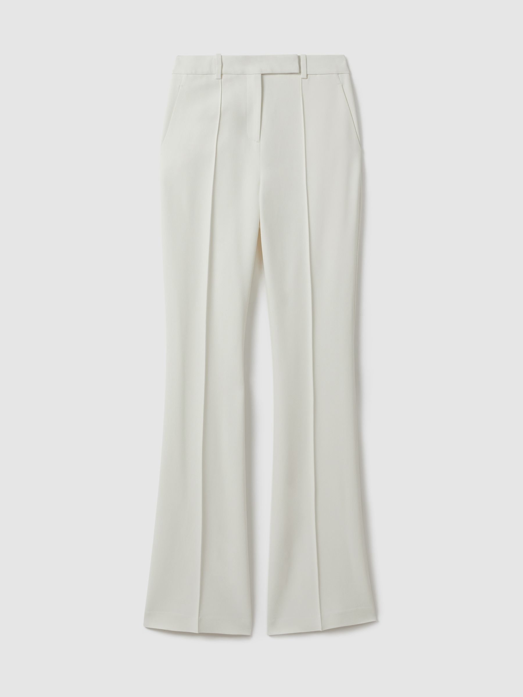 Atelier Slim Flared Suit Trousers in Ivory - Image 2 of 5