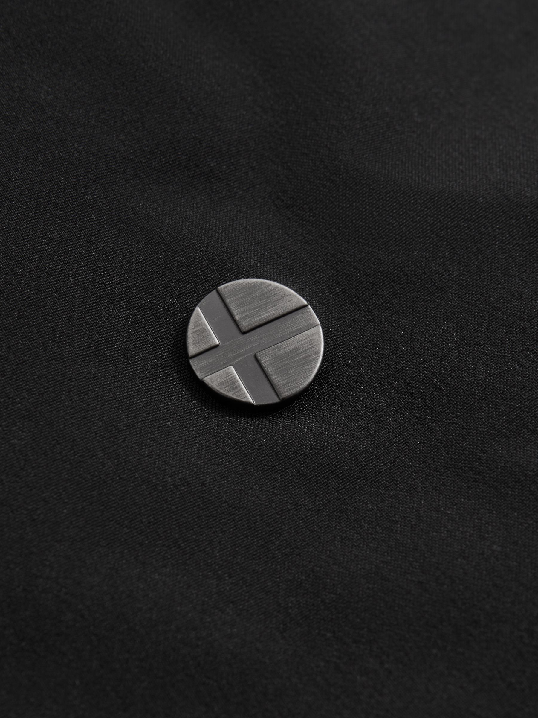 Scandinavian Edition Waterproof Hooded Coat in Black - Image 6 of 7