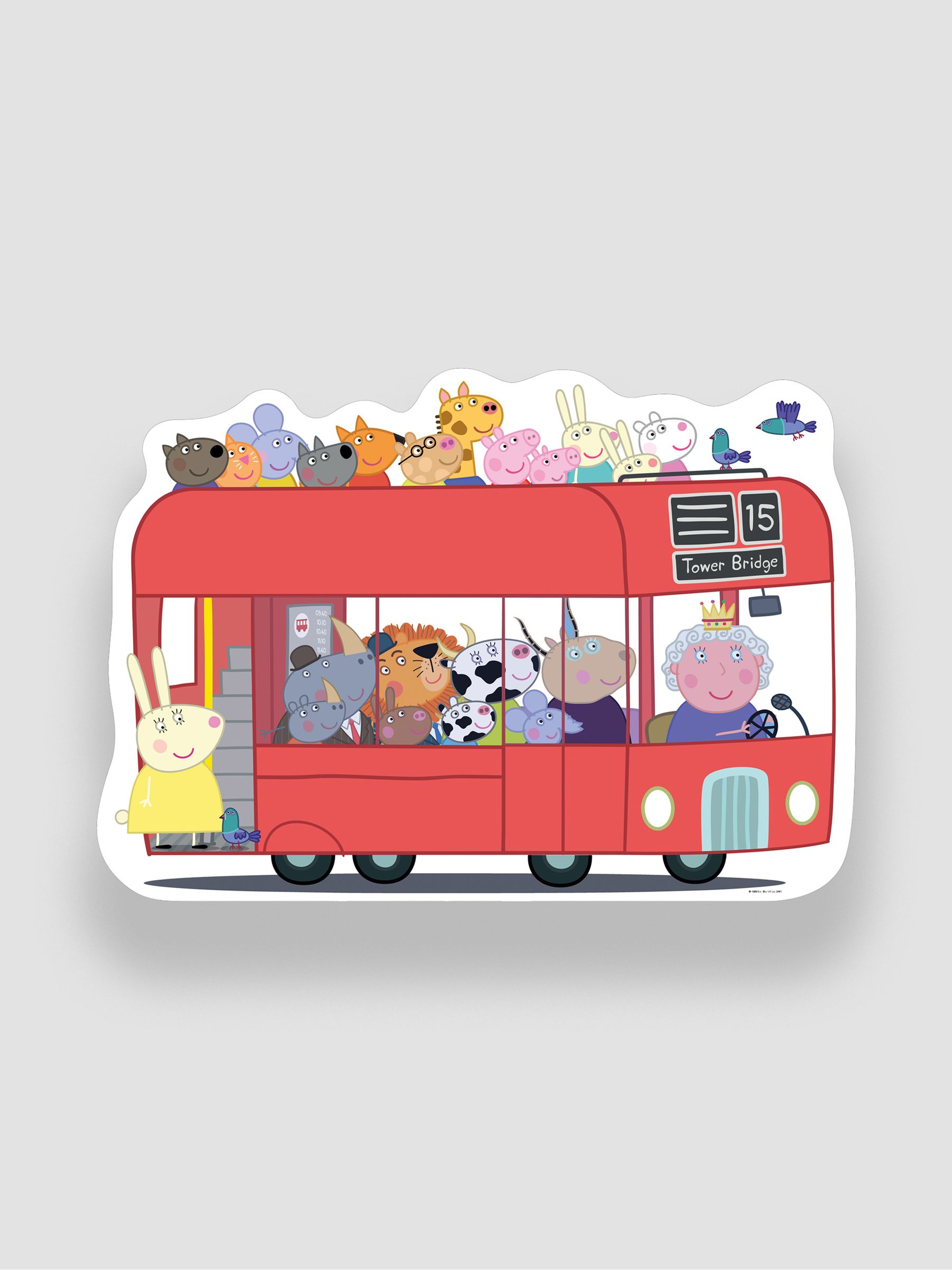 Ravensburger Peppa Pig London Bus Puzzle - Image 2 of 4