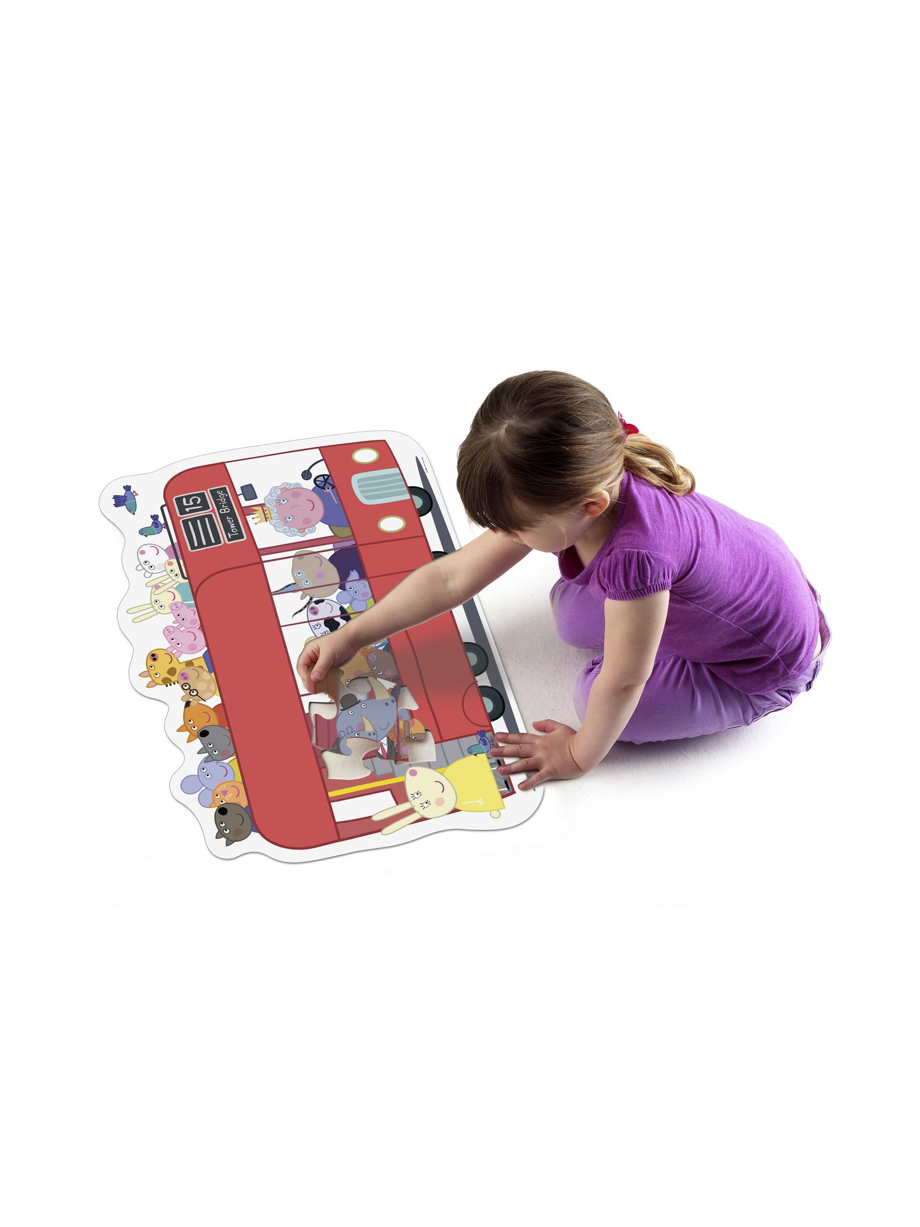 Ravensburger Peppa Pig London Bus Puzzle - Image 4 of 4