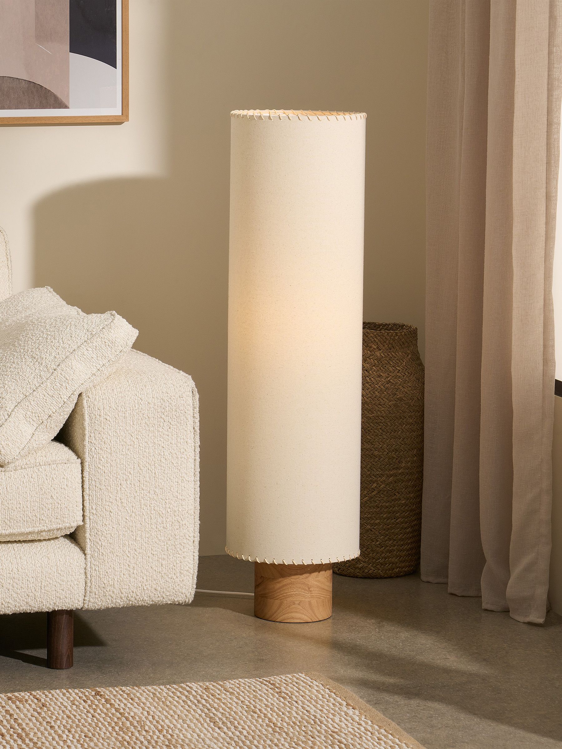 Neutra Floor Lamp in White Made