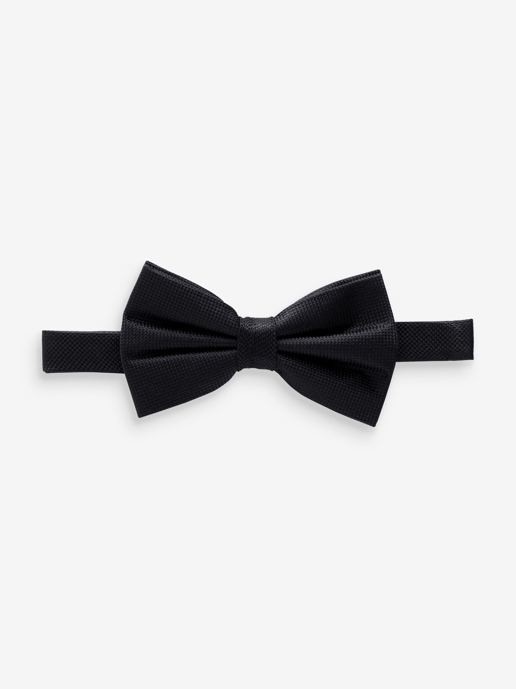 Black 100% Silk Bow Tie - Image 1 of 4