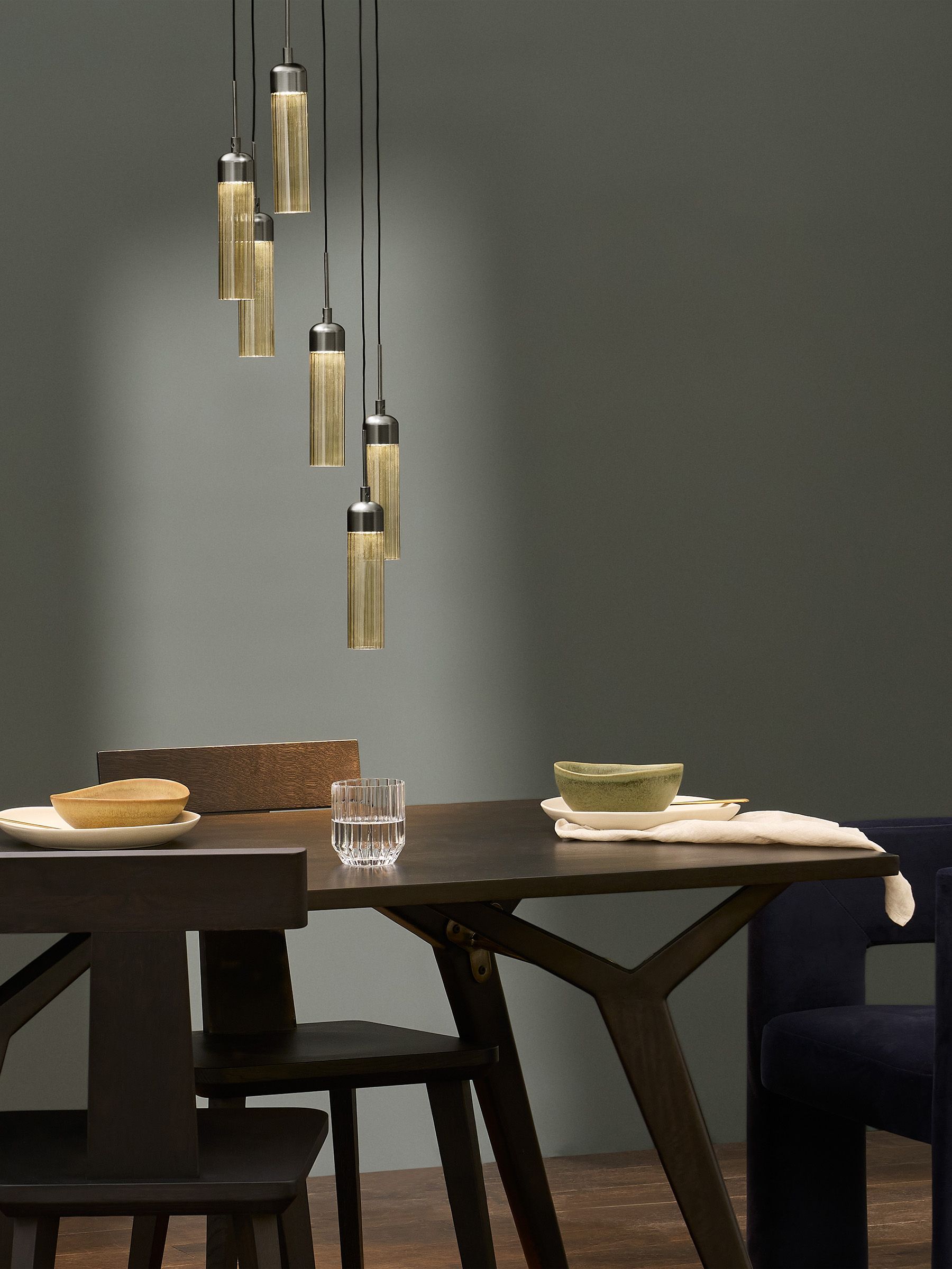 Cluster Light Verona Flush Ceiling Light in Pewter - Image 2 of 6