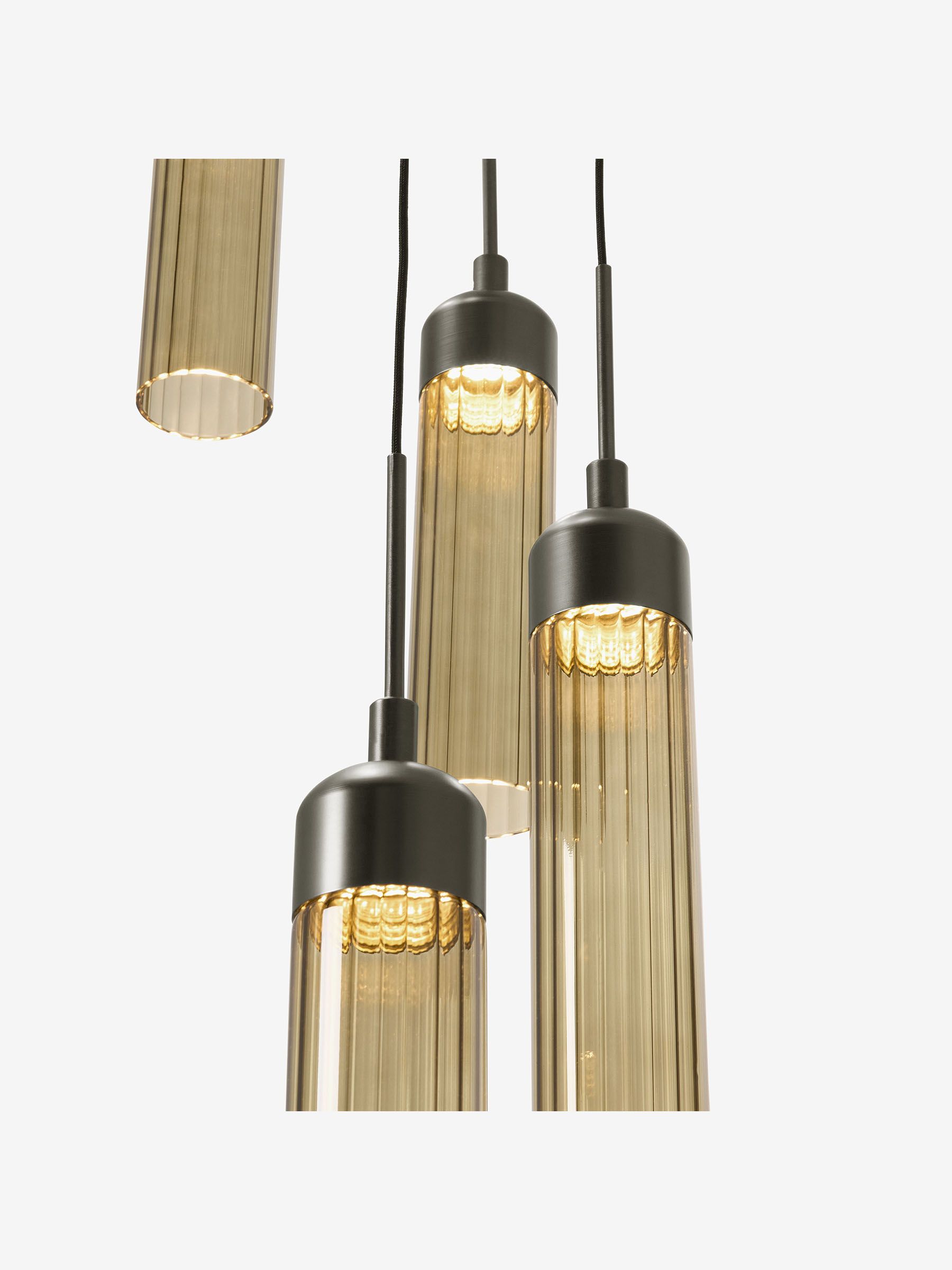 Cluster Light Verona Flush Ceiling Light in Pewter - Image 4 of 6