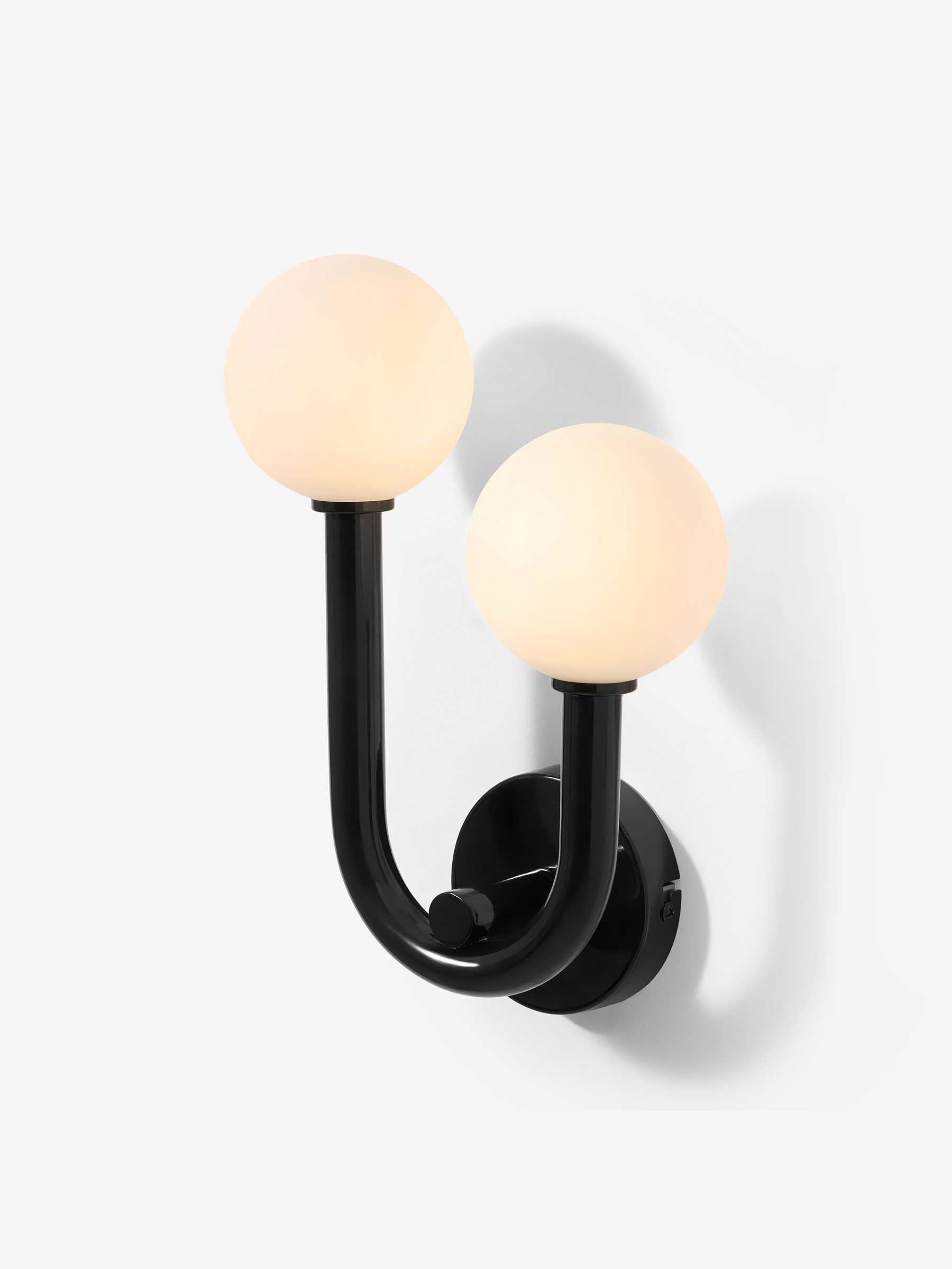 Kothari Bathroom Wall Light in Black - Image 2 of 3