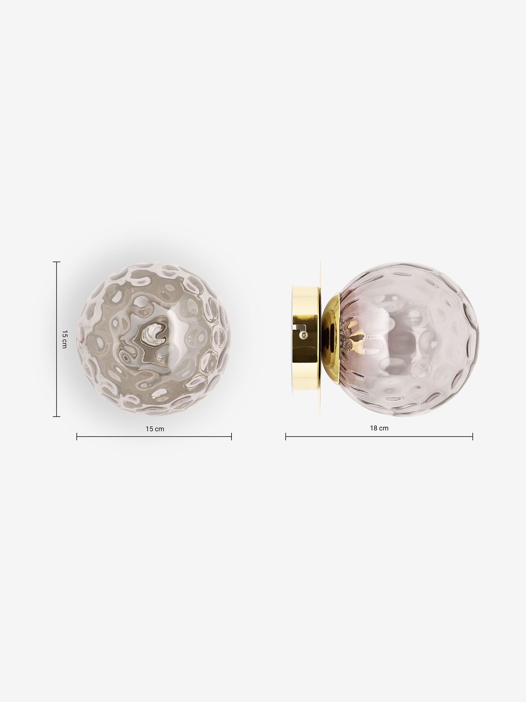 Ilaria Bathroom Wall Light in Grey - Image 2 of 3