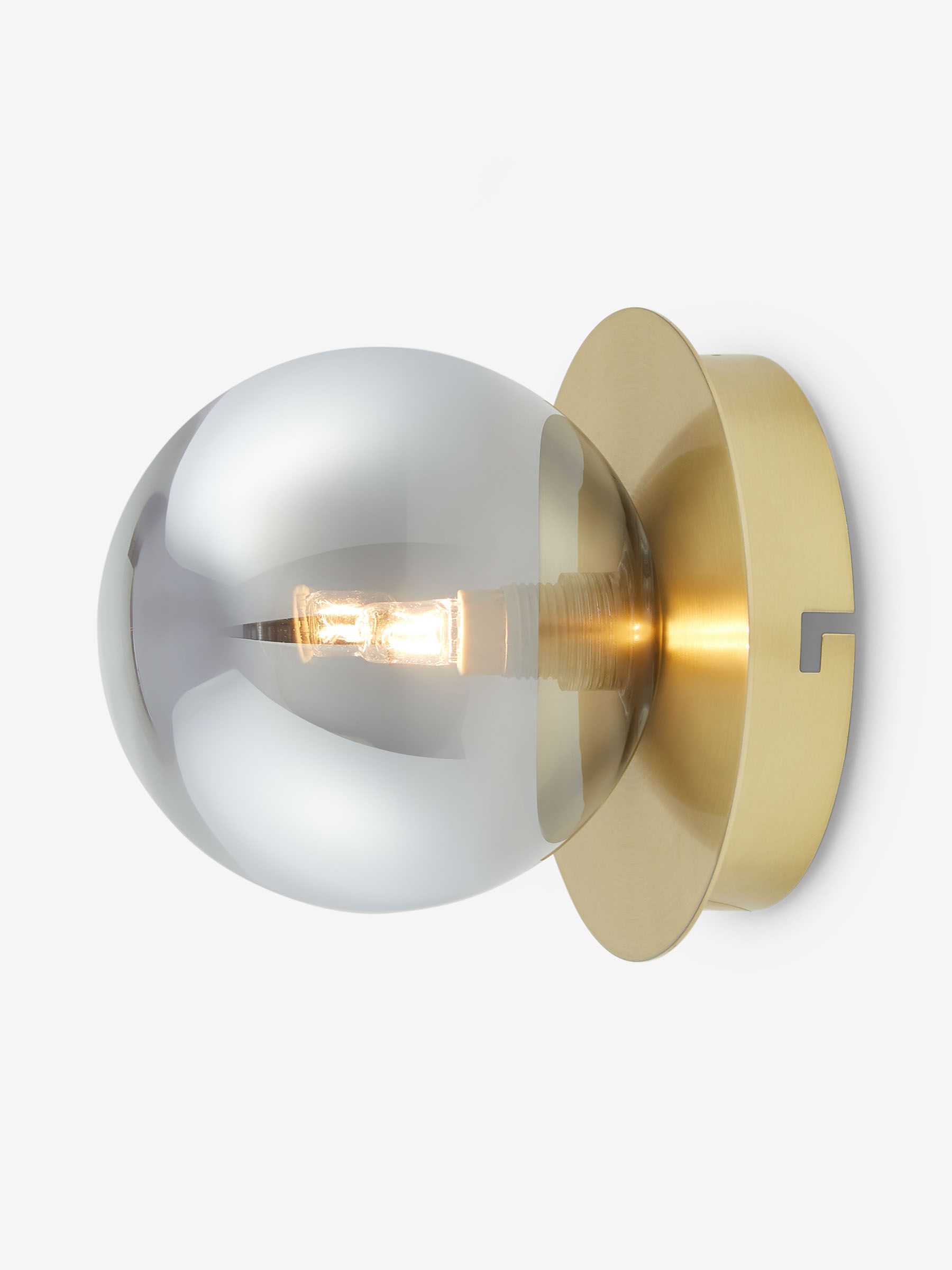 Boll Wall Light in Grey - Image 2 of 3