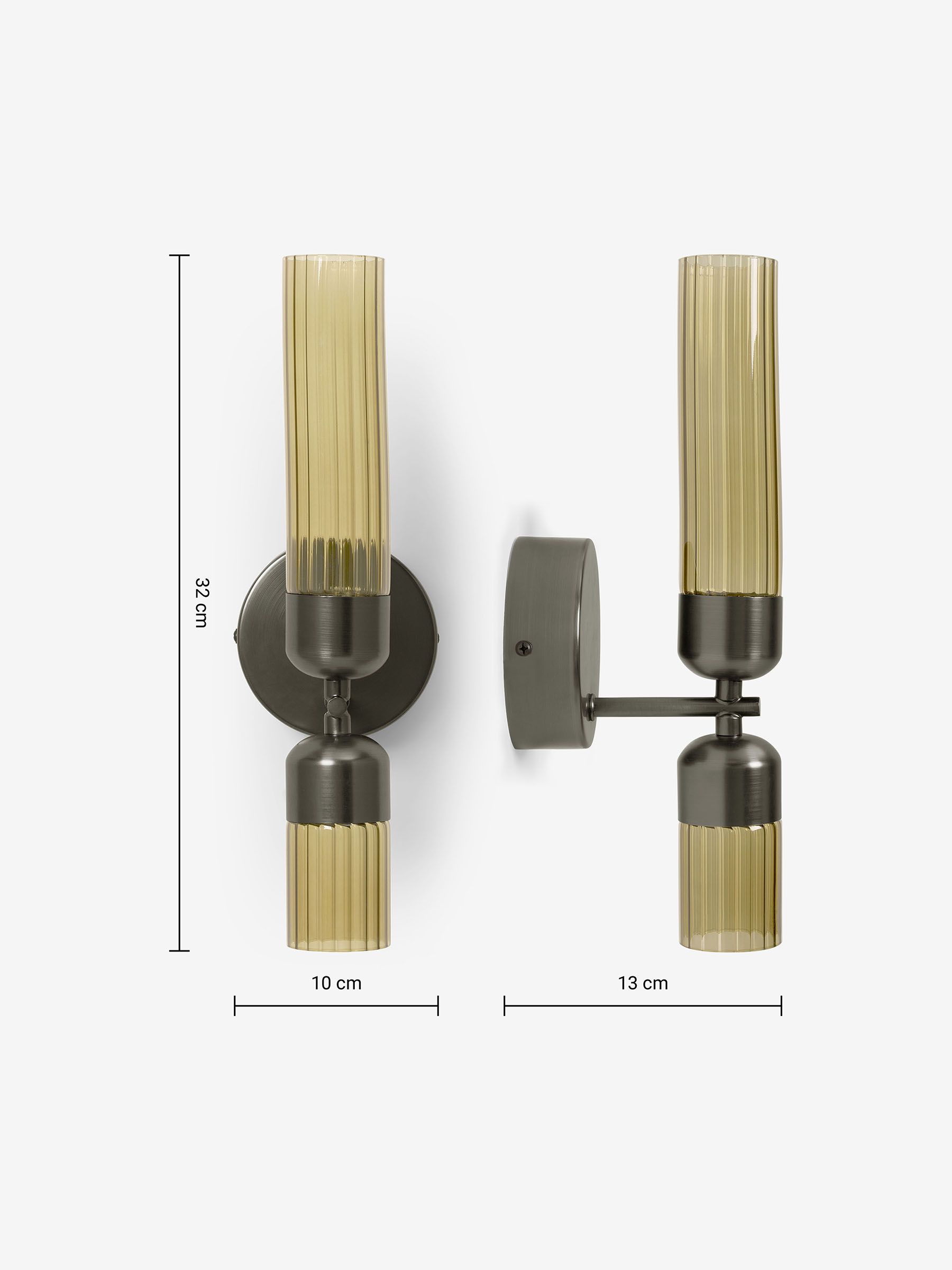 Verona Wall Light in Green - Image 3 of 3