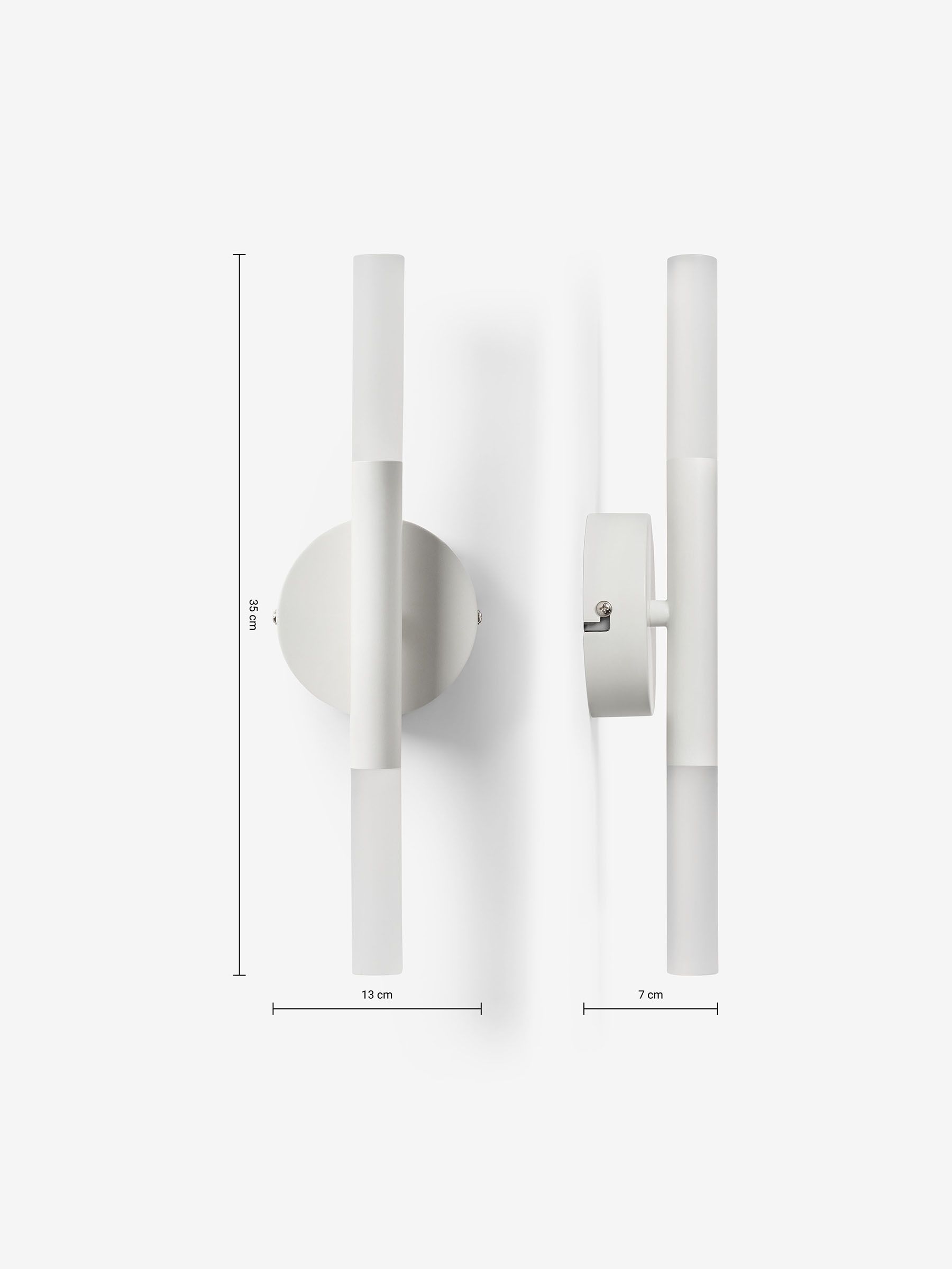 Wanda Wall Light in White - Image 3 of 3