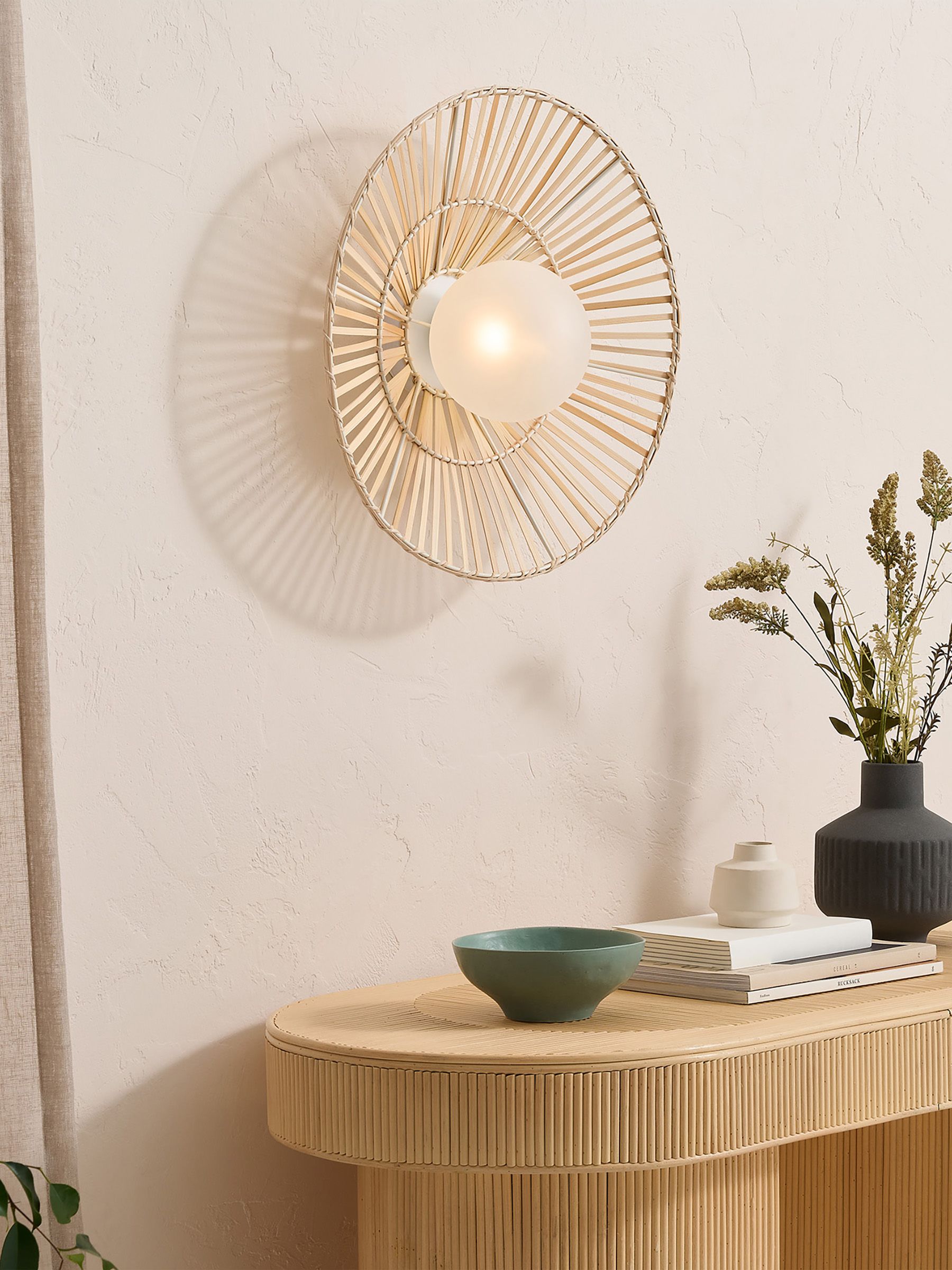 Weaver Wall Light in Natural - Image 1 of 3