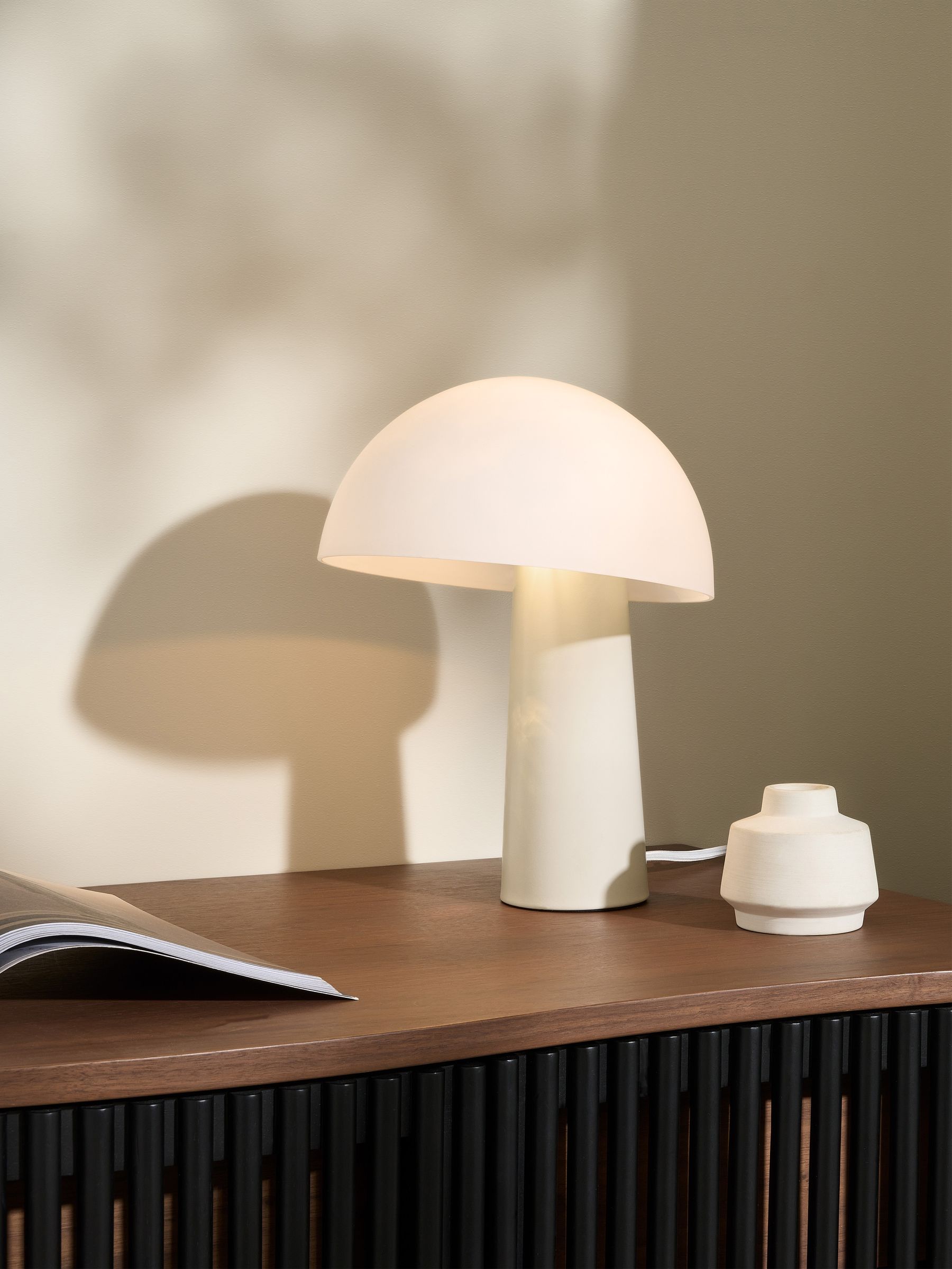 Maud Table Light in Cream - Image 1 of 3