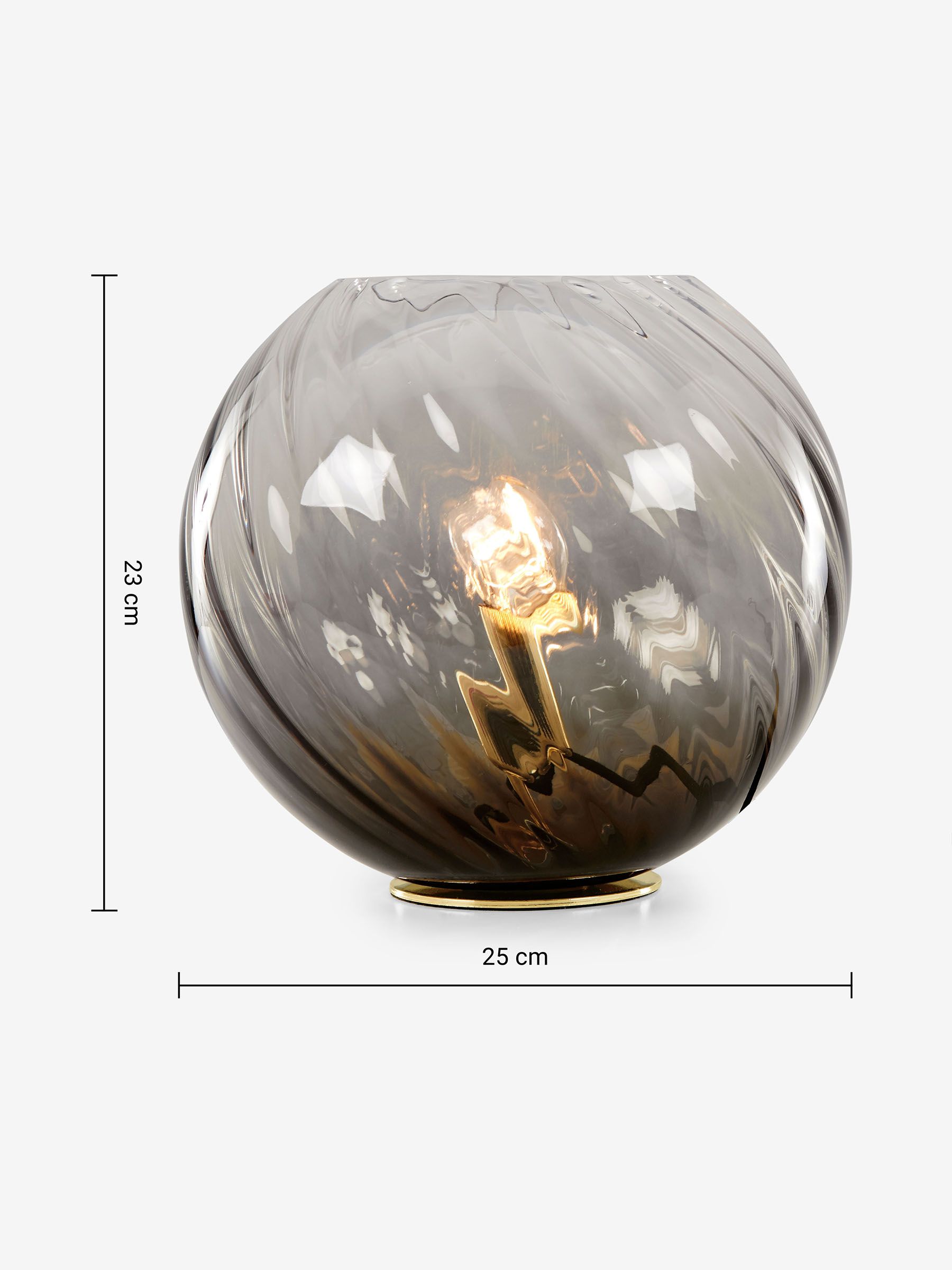 Ilaria Table Lamp in Grey - Image 3 of 3