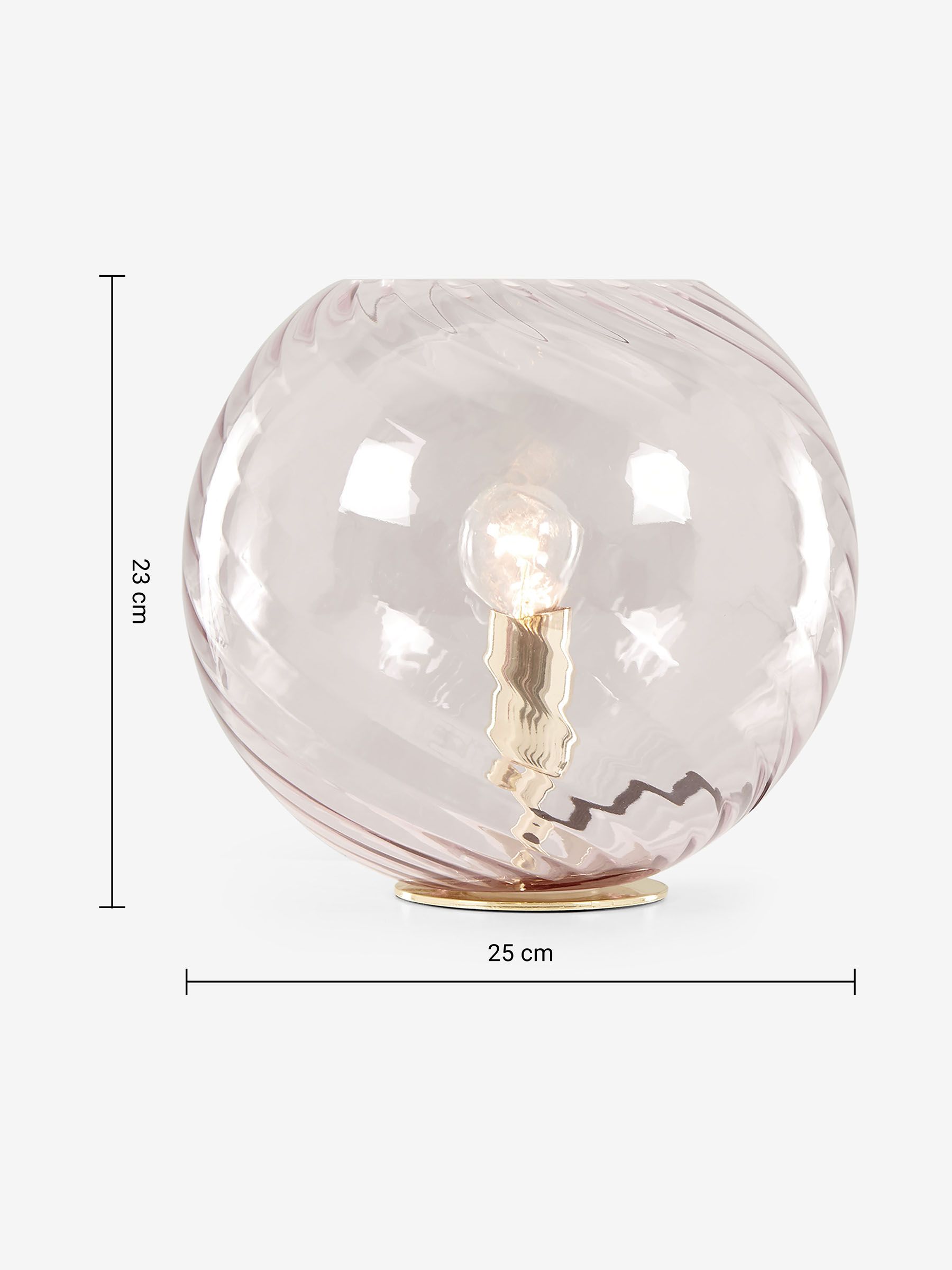 Ilaria Table Lamp in Pink - Image 3 of 3
